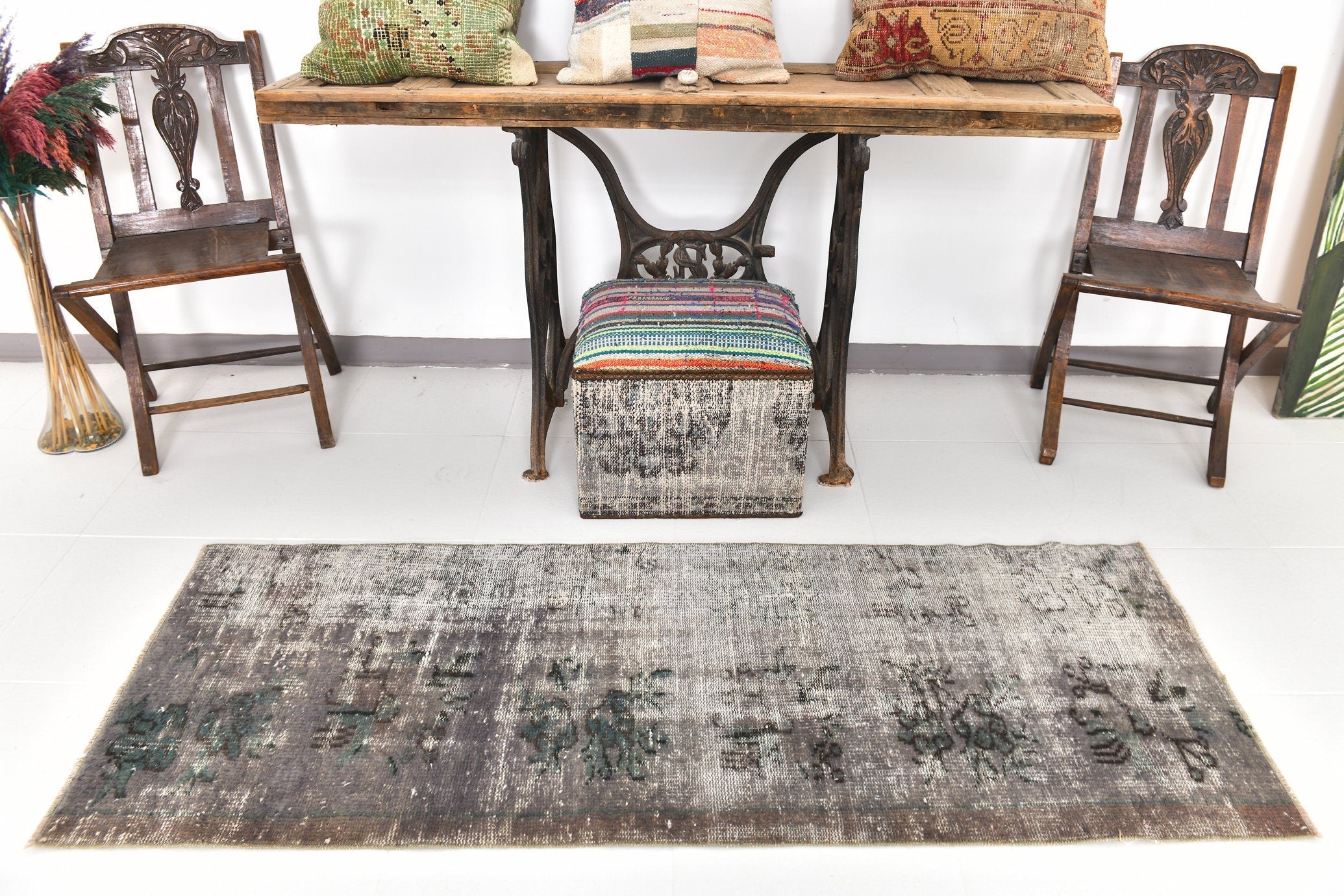 Vintage Runner Rug 2'4" x 6'1" ft
