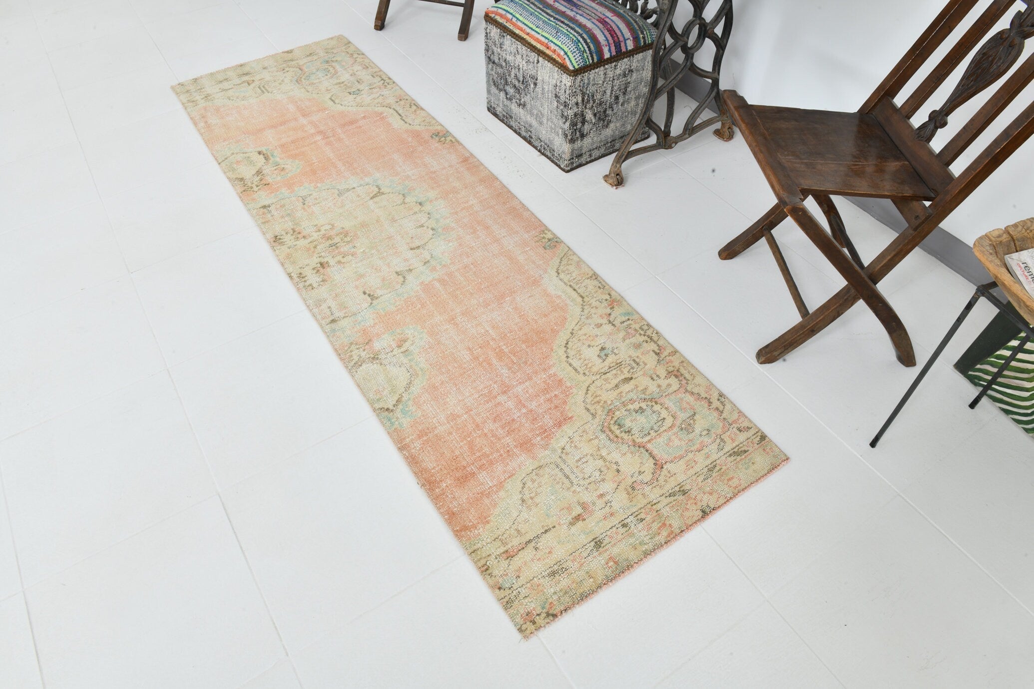 Vintage Runner Rug 2’4’’ x 7’10’’ ft
