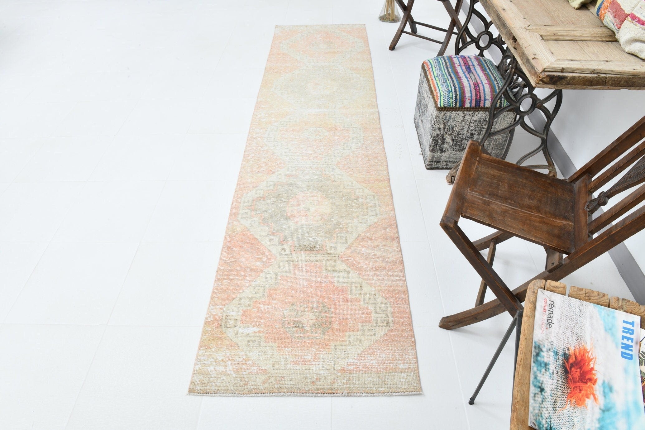 Vintage Runner Rug 2’5’’ x 9’12’’ ft