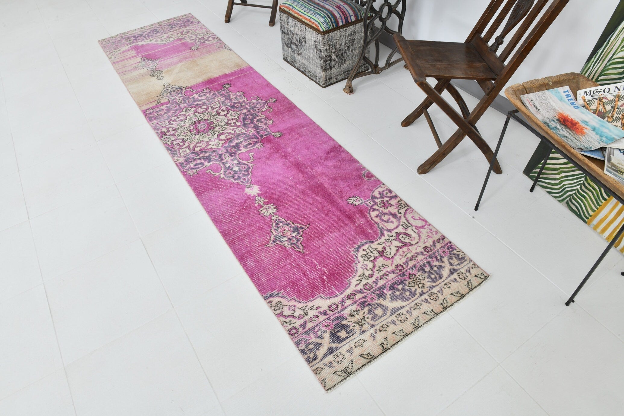 Vintage Runner Rug 2’6’’ x 10’1’’ ft