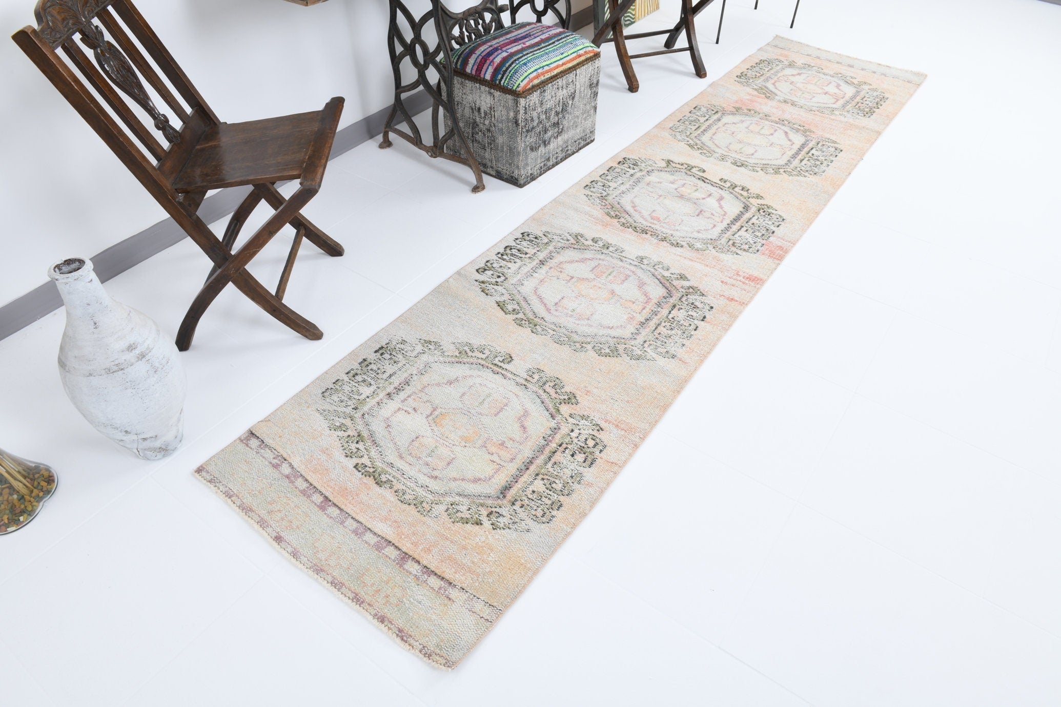 Vintage Runner Rug 2'6" x 11'1" ft