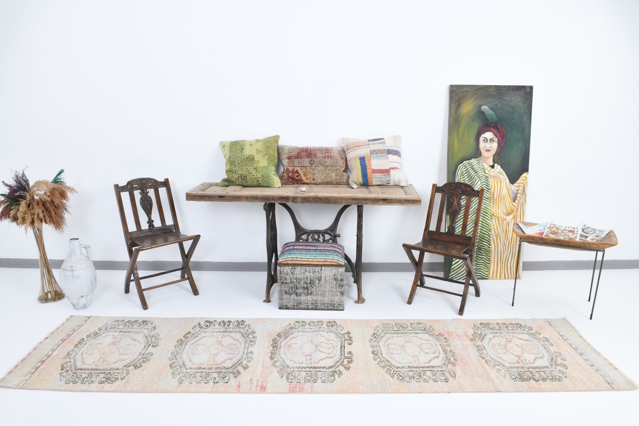 Vintage Runner Rug 2'6" x 11'1" ft