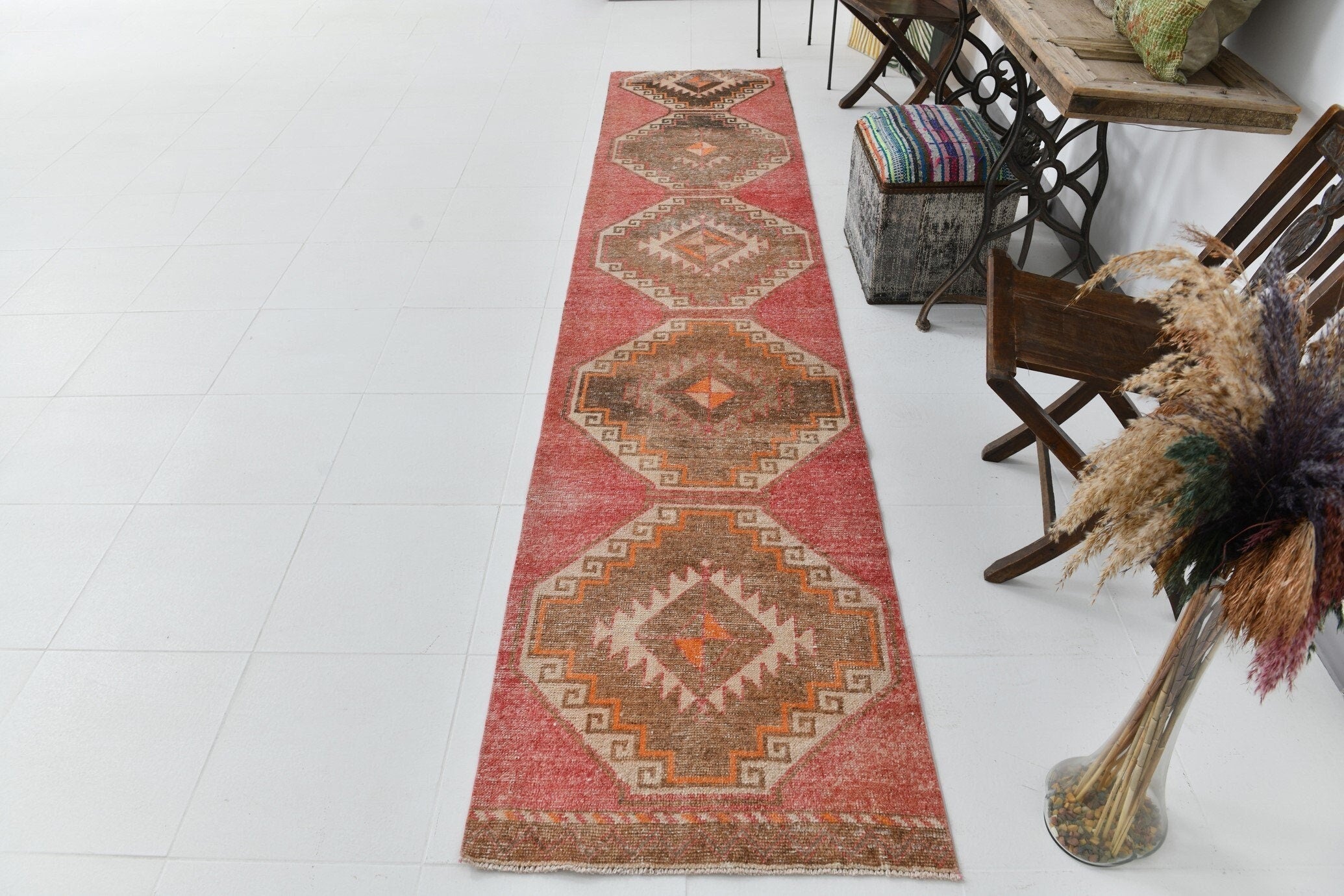 Vintage Runner Rug 2'6" x 11'9" ft