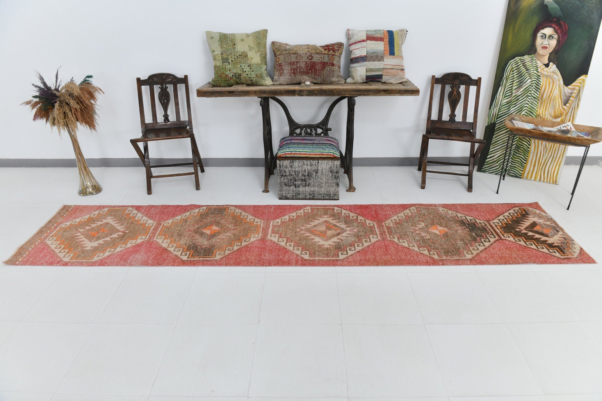 Vintage Runner Rug 2'6" x 11'9" ft