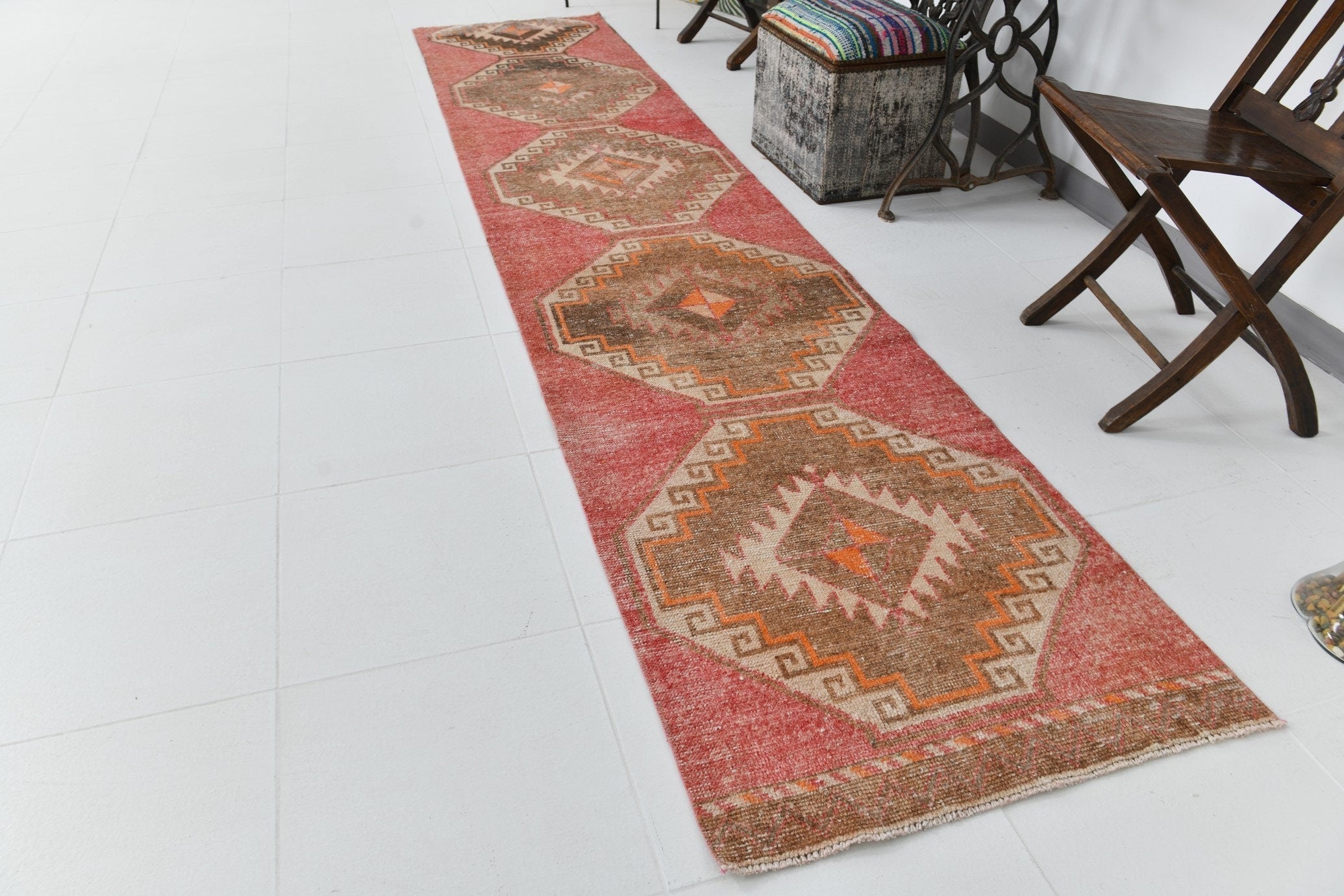 Vintage Runner Rug 2'6" x 11'9" ft