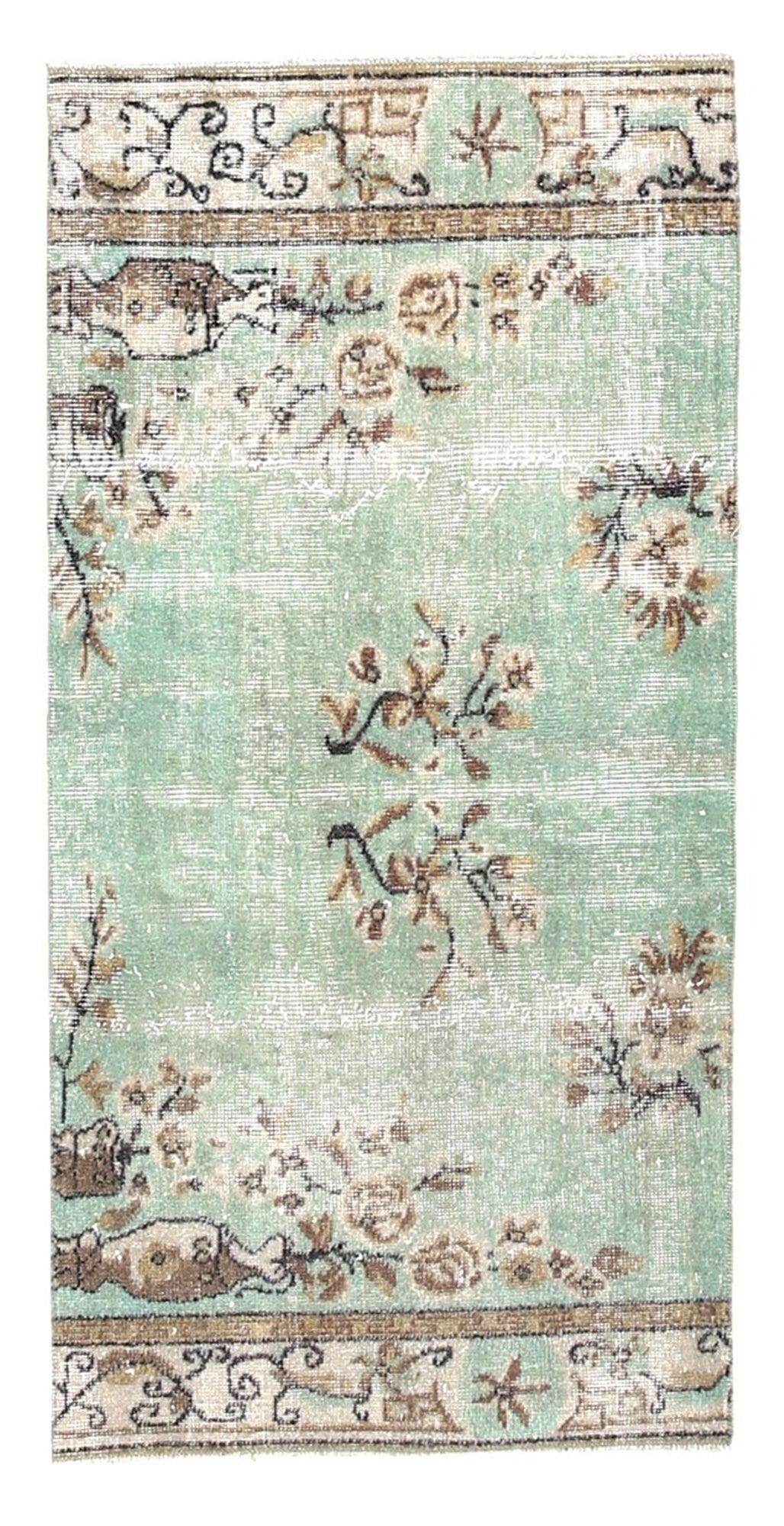 Vintage Runner Rug 2'6" x 4'12" ft