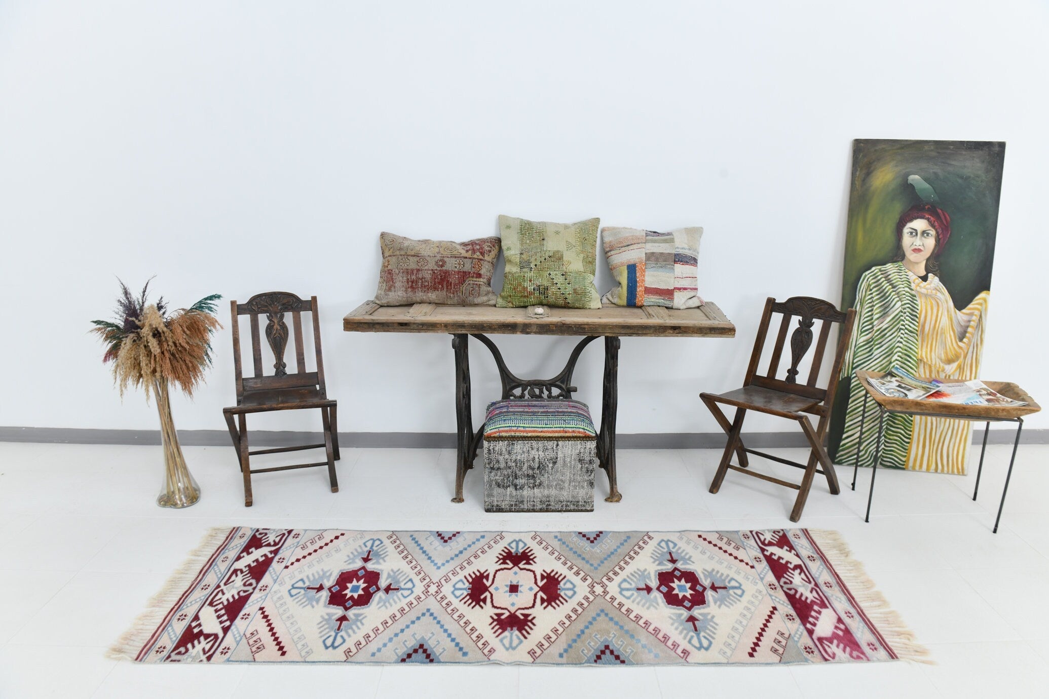 Vintage Runner Rug 2'6" x 7'5" ft