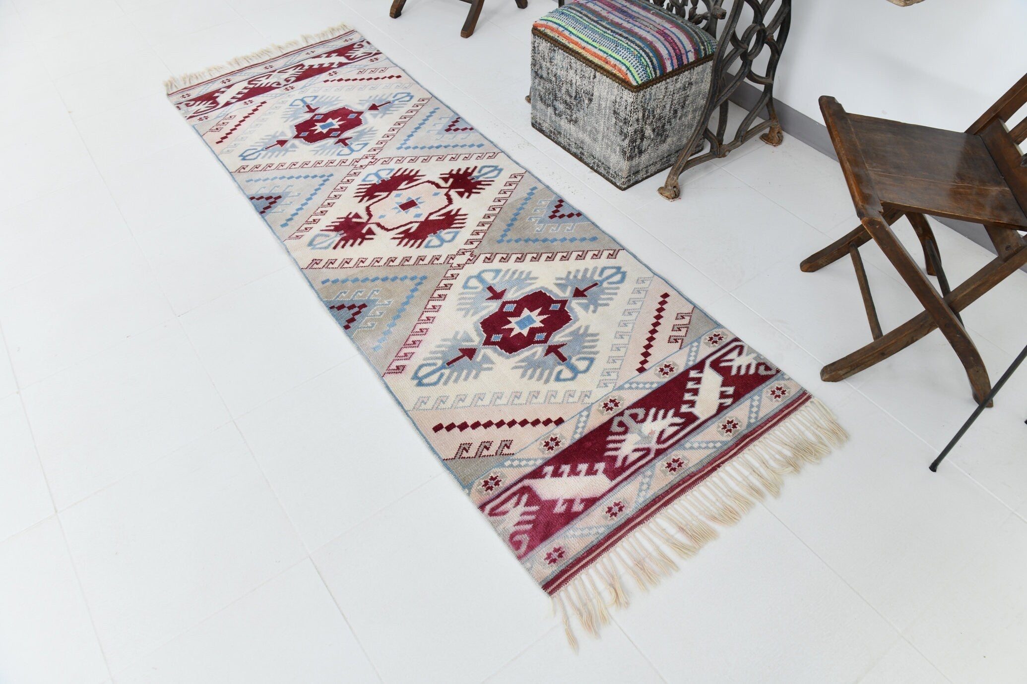 Vintage Runner Rug 2'6" x 7'5" ft