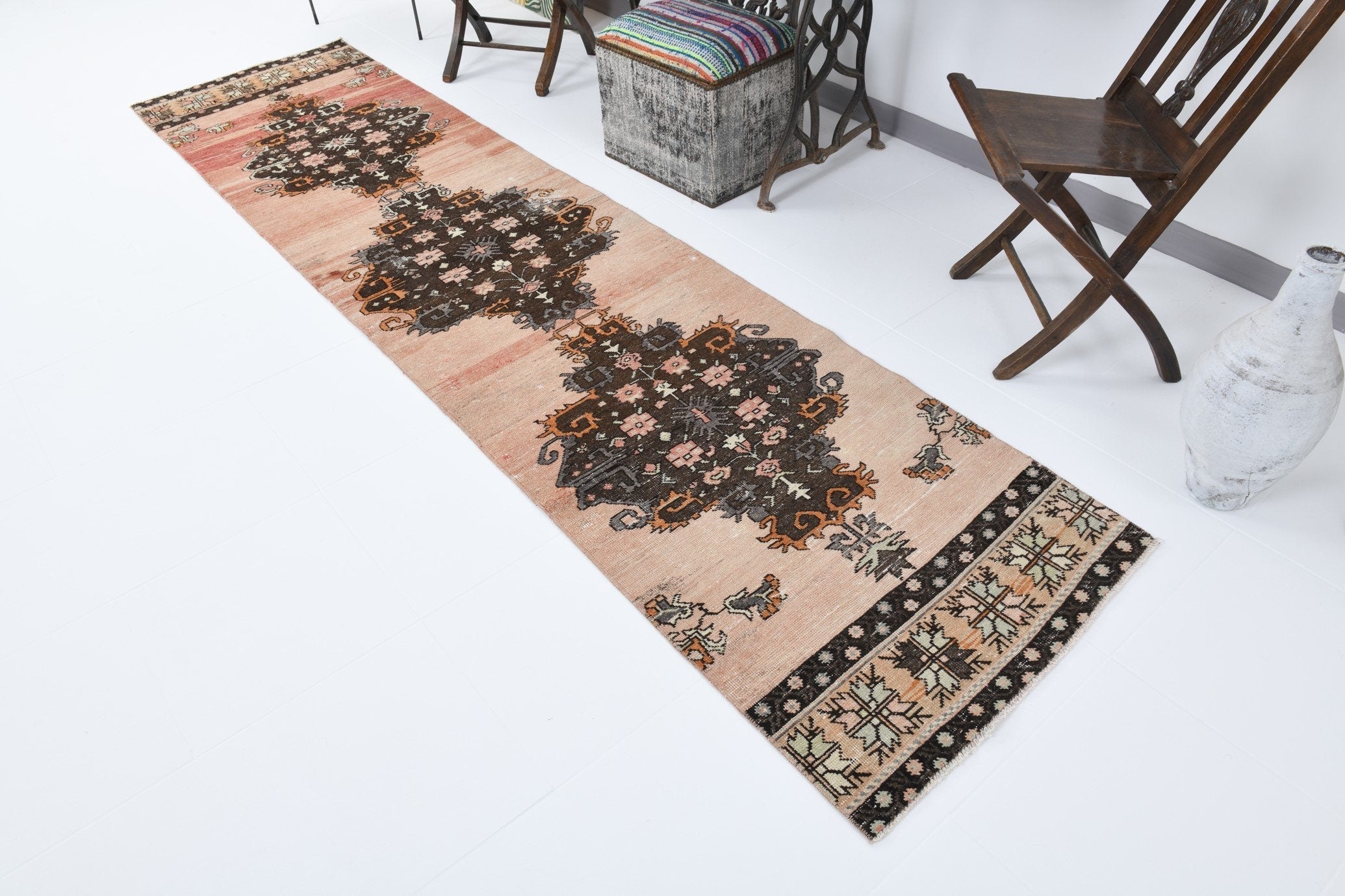 Vintage Runner Rug 2’7’’ x 10’11’’ ft