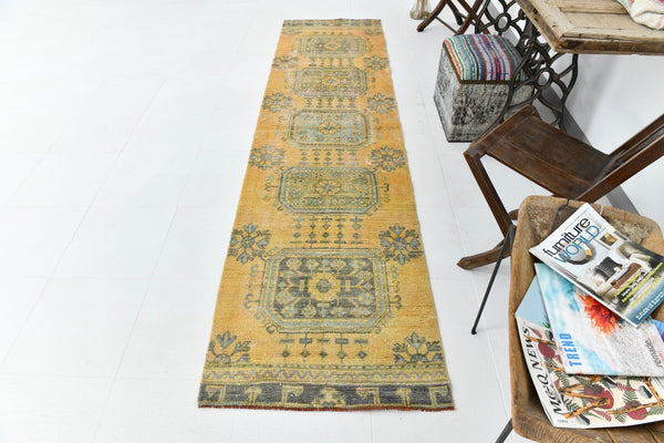 Vintage Runner Rug 2'7" x 10'2" ft