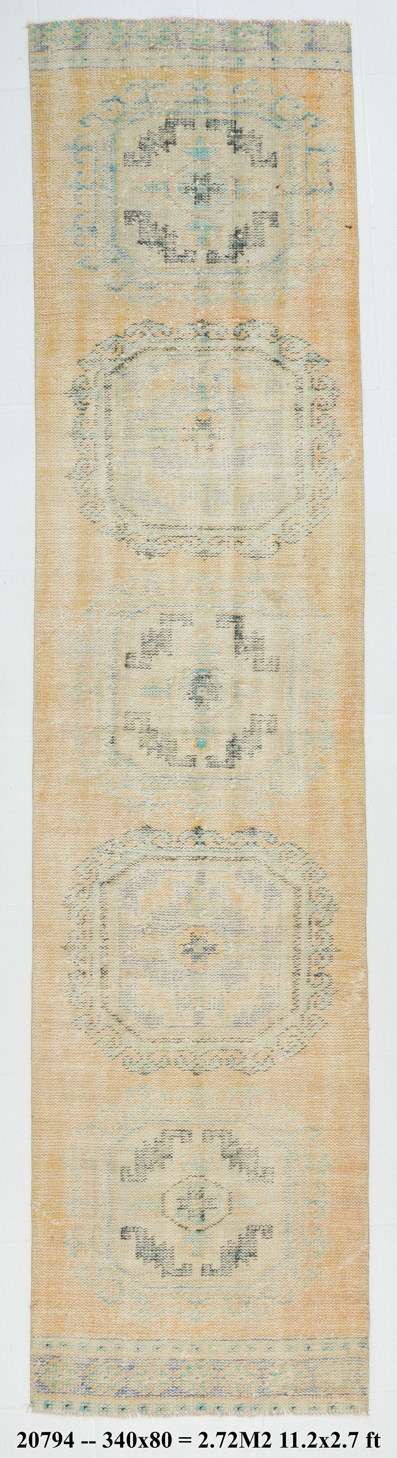 Vintage Runner Rug 2’7’’ x 11’2’’ ft