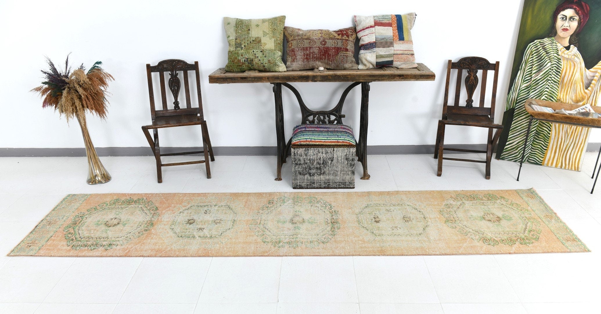Vintage Runner Rug 2’7’’ x 11’3’’ ft
