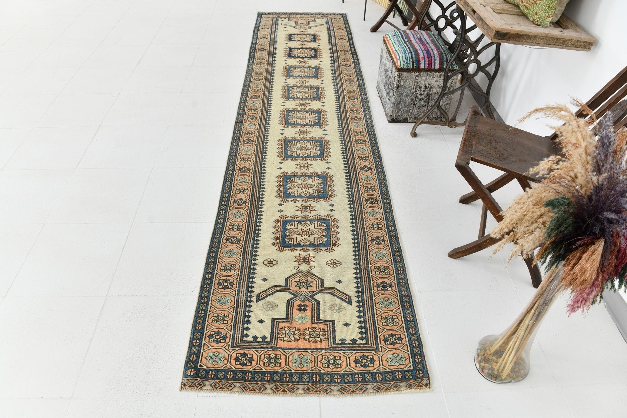 Vintage Runner Rug 2’7’’ x 11’4’’ ft