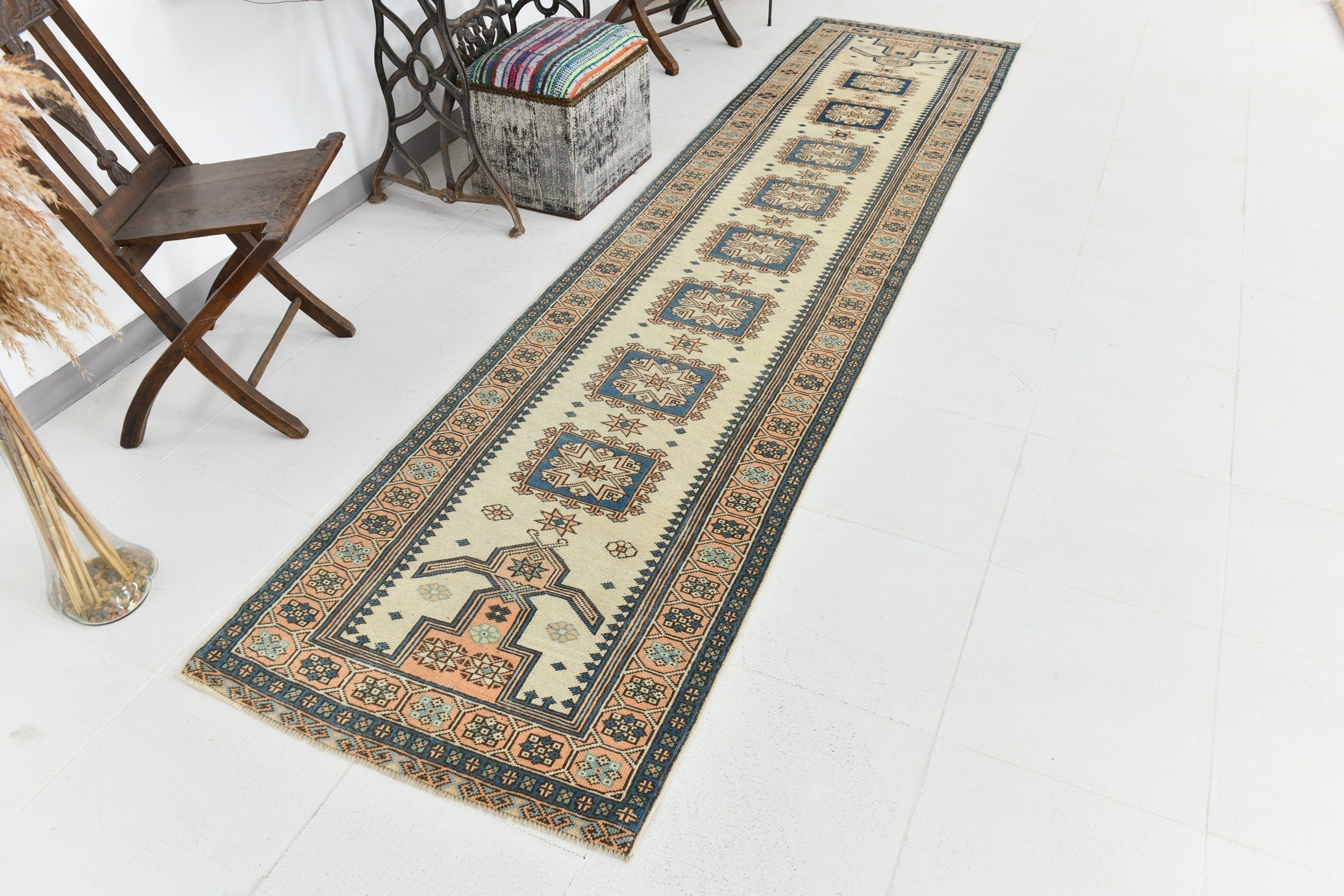 Vintage Runner Rug 2’7’’ x 11’4’’ ft