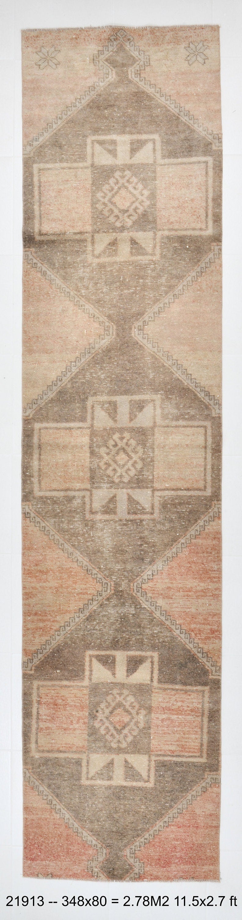 Vintage Runner Rug 2'7" x 11'5" ft