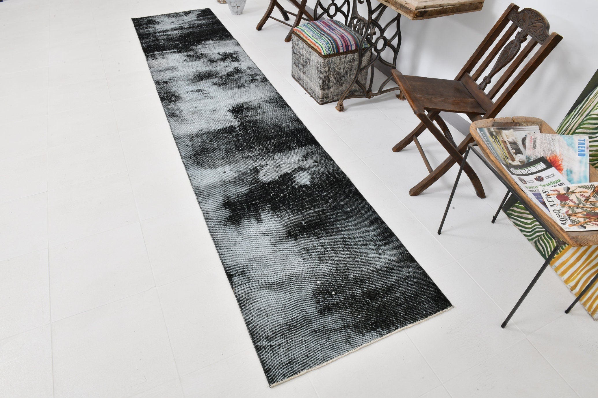 Vintage Runner Rug 2’7’’ x 12’4’’ ft