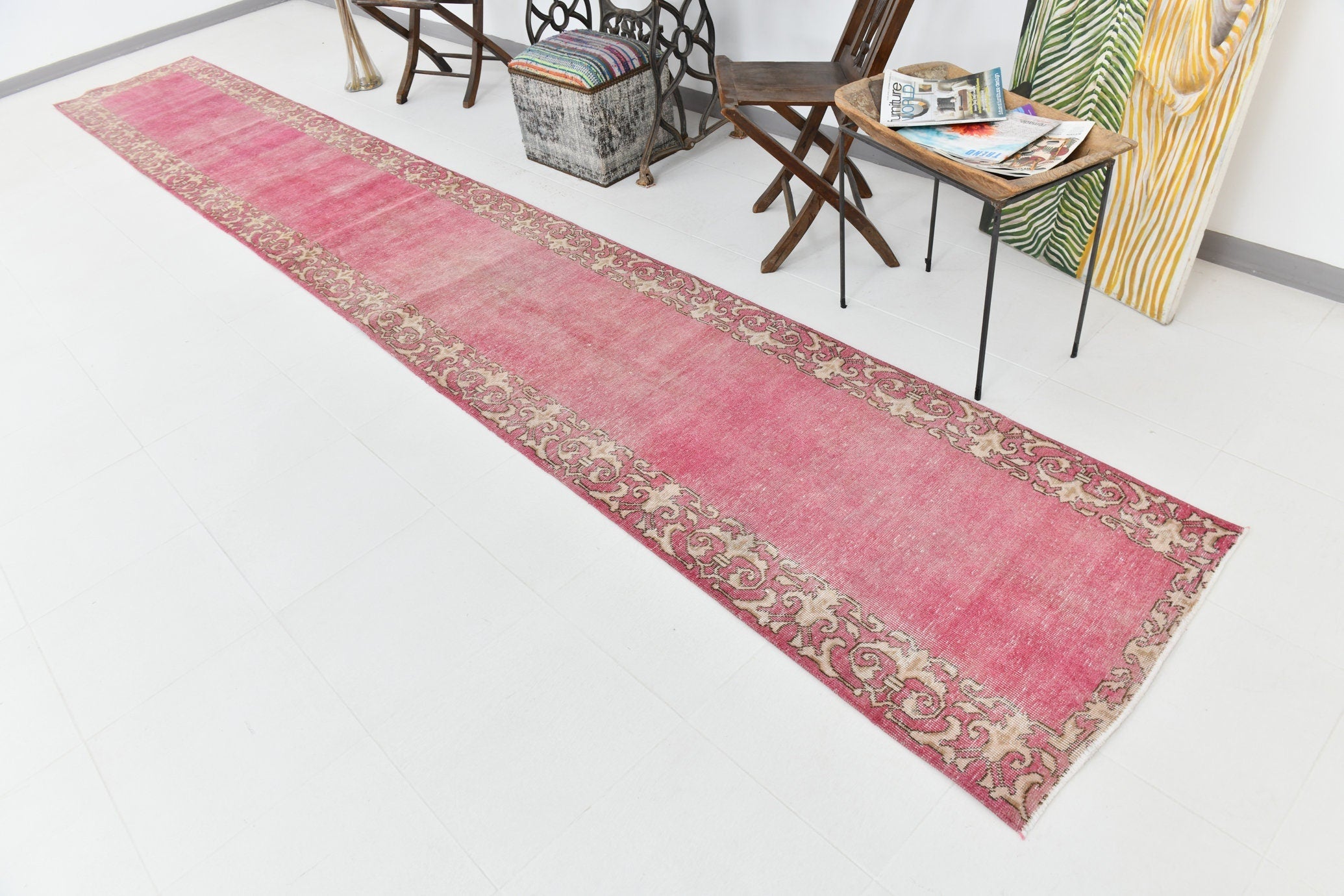 Vintage Runner Rug 2’7’’ x 18’4’’ ft