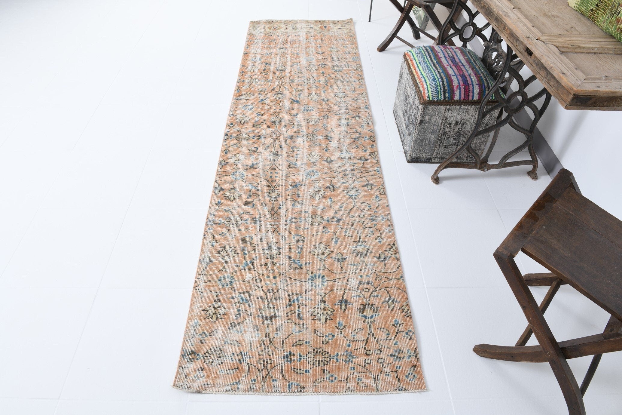 Vintage Runner Rug 2'7" x 9'0" ft