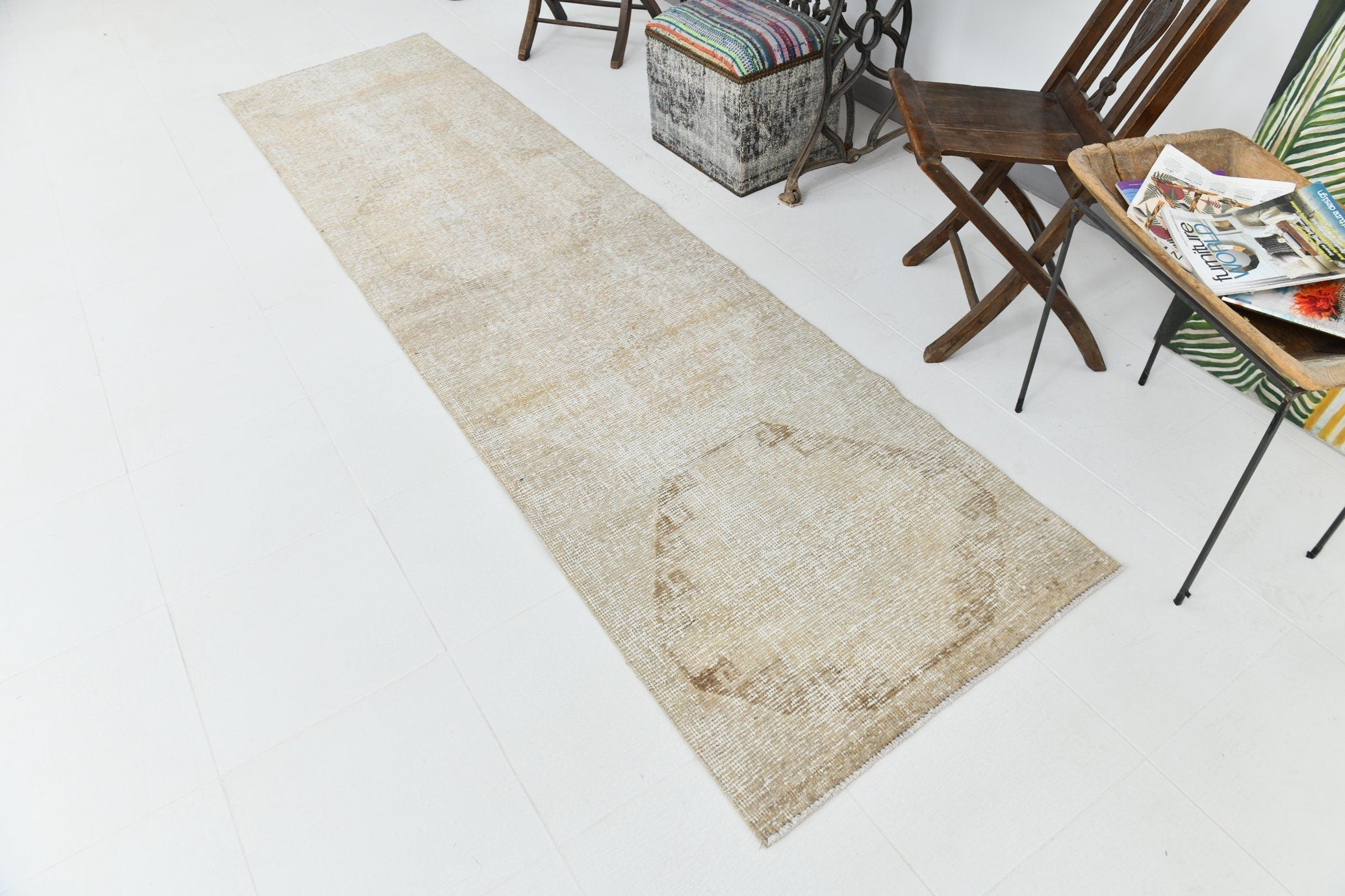 Vintage Runner Rug 2'8" x 10'7" ft