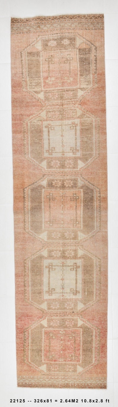 Vintage Runner Rug 2'8" x 10'8" ft