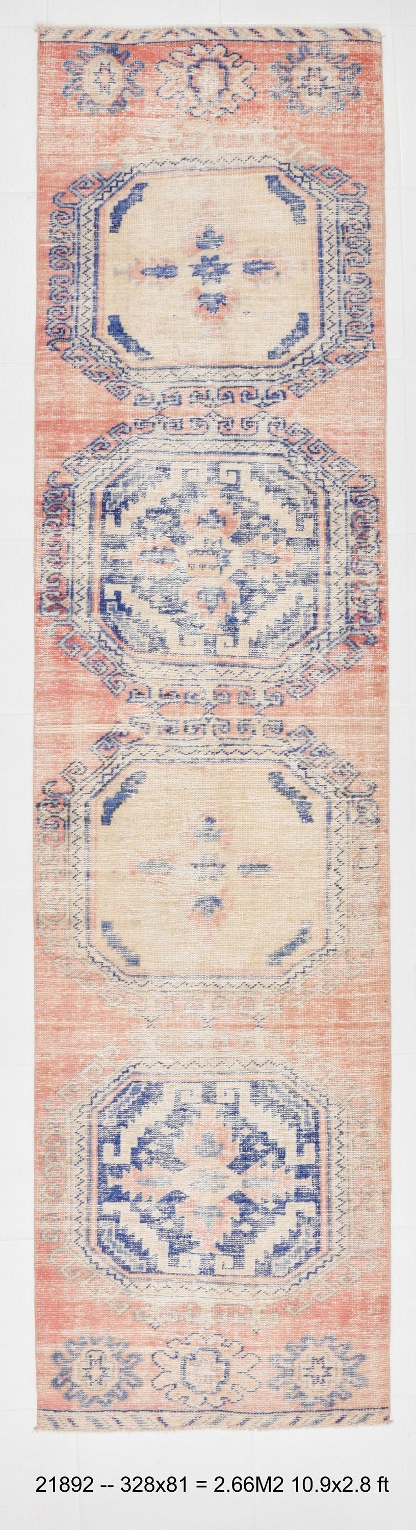 Vintage Runner Rug 2'8" x 10'9" ft