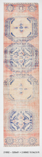Vintage Runner Rug 2'8" x 10'9" ft