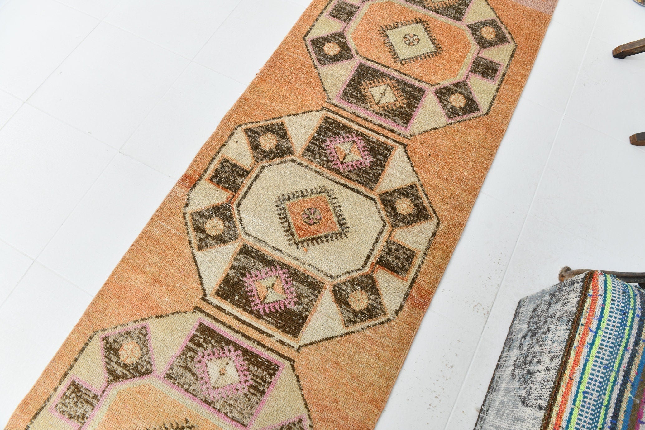 Vintage Runner Rug 2’8’’ x 13’1’’ ft
