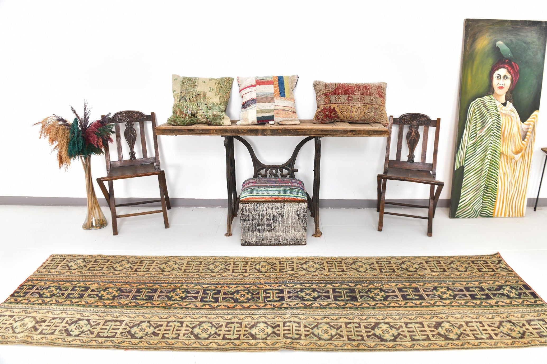 Vintage Runner Rug 2’8’’ x 9’11’’ ft