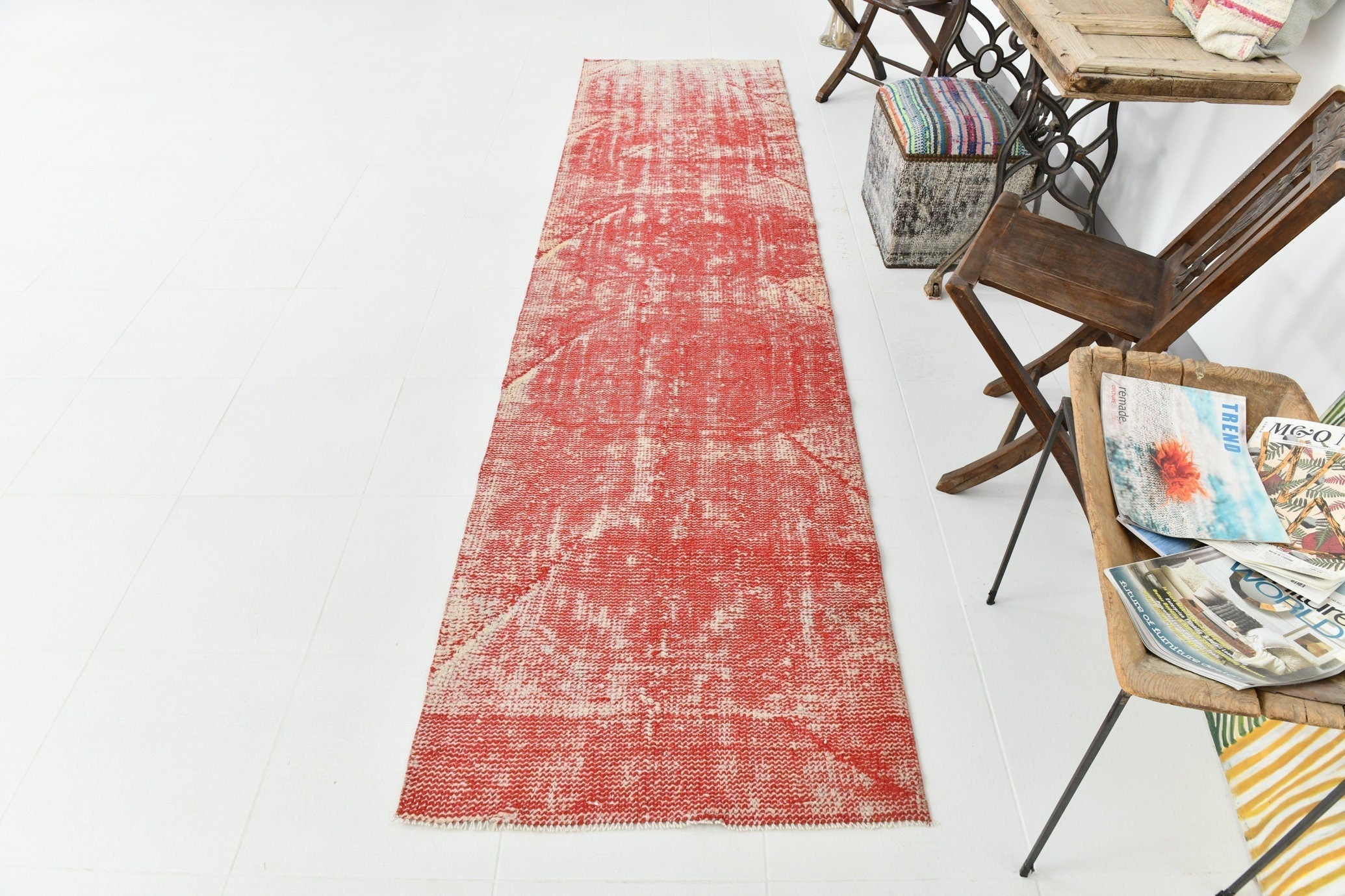 Vintage Runner Rug 2'9" x 10'11" ft