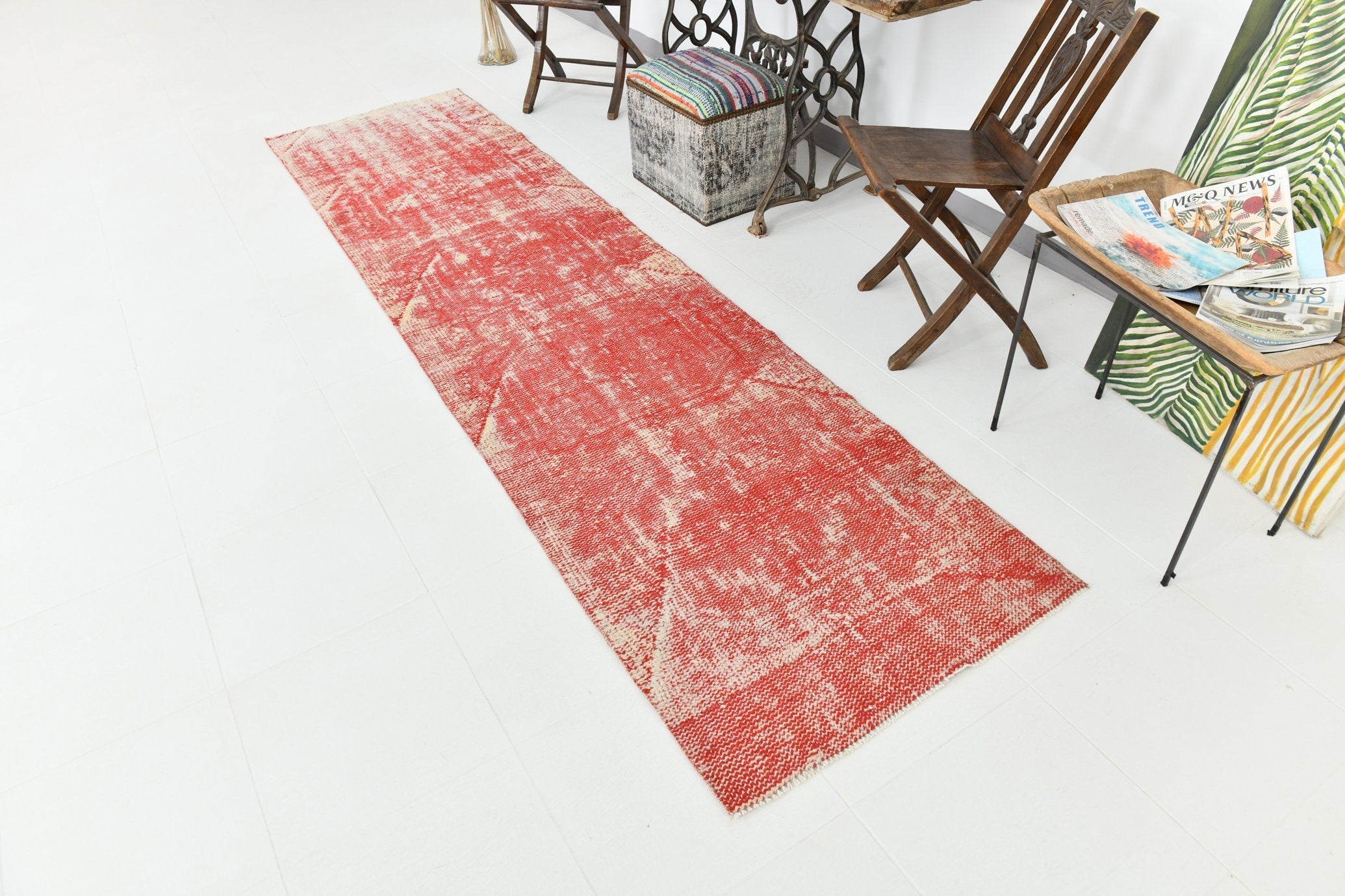 Vintage Runner Rug 2'9" x 10'11" ft