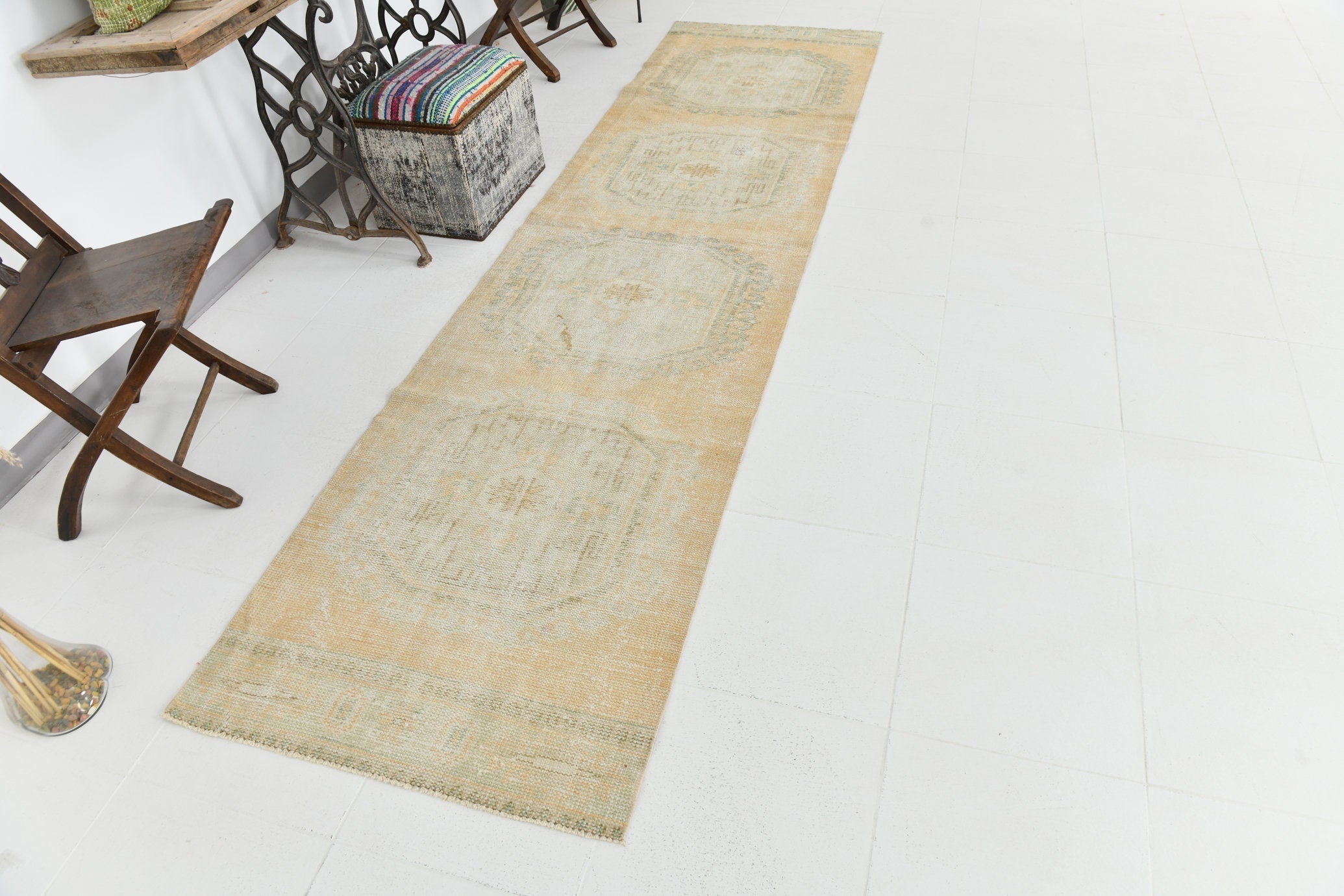 Vintage Runner Rug 2'9" x 10'8" ft