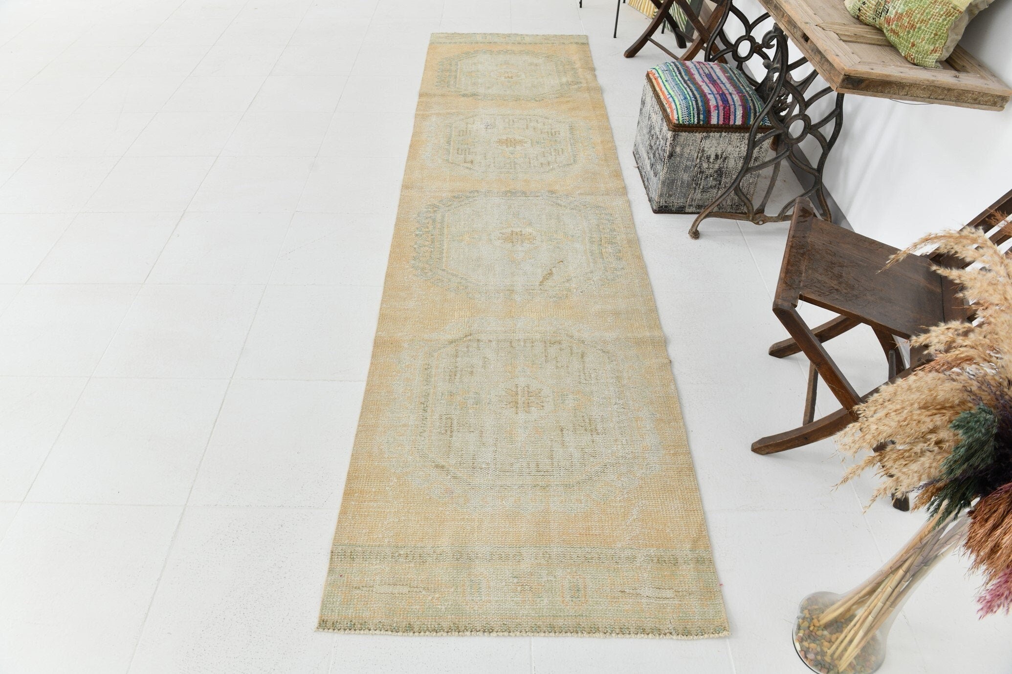 Vintage Runner Rug 2'9" x 10'8" ft