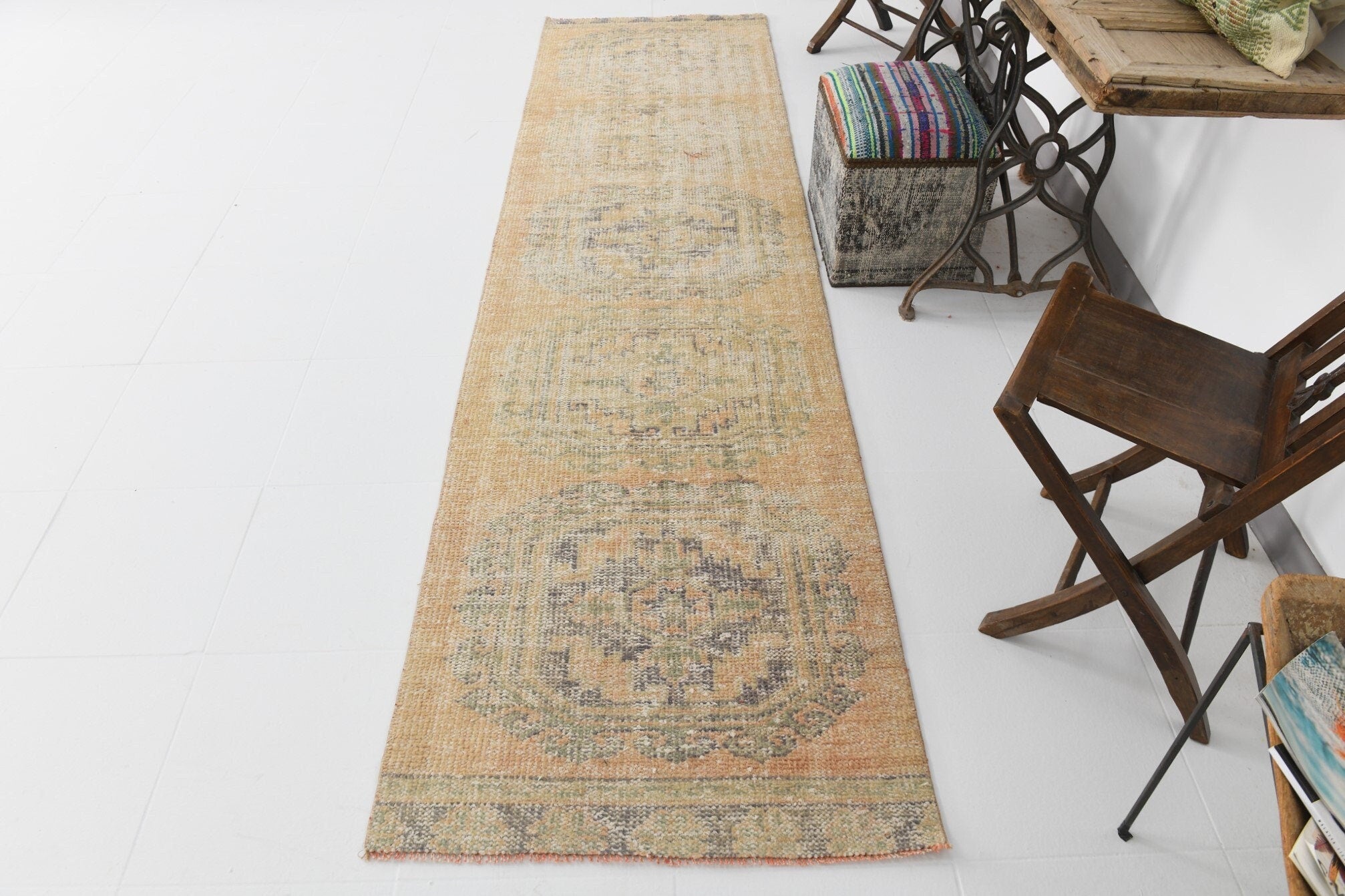 Vintage Runner Rug 2'9" x 10'9" ft