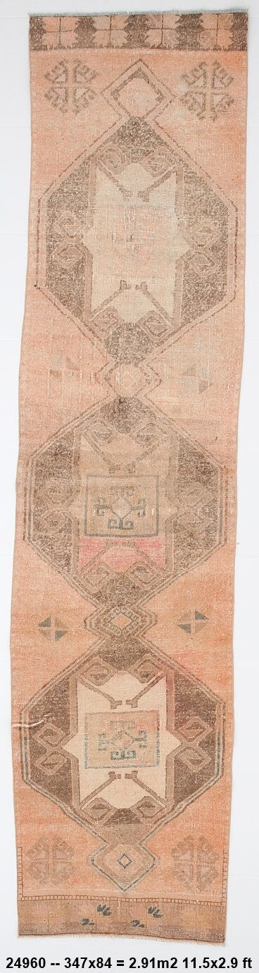 Vintage Runner Rug 2'9" x 11'5" ft