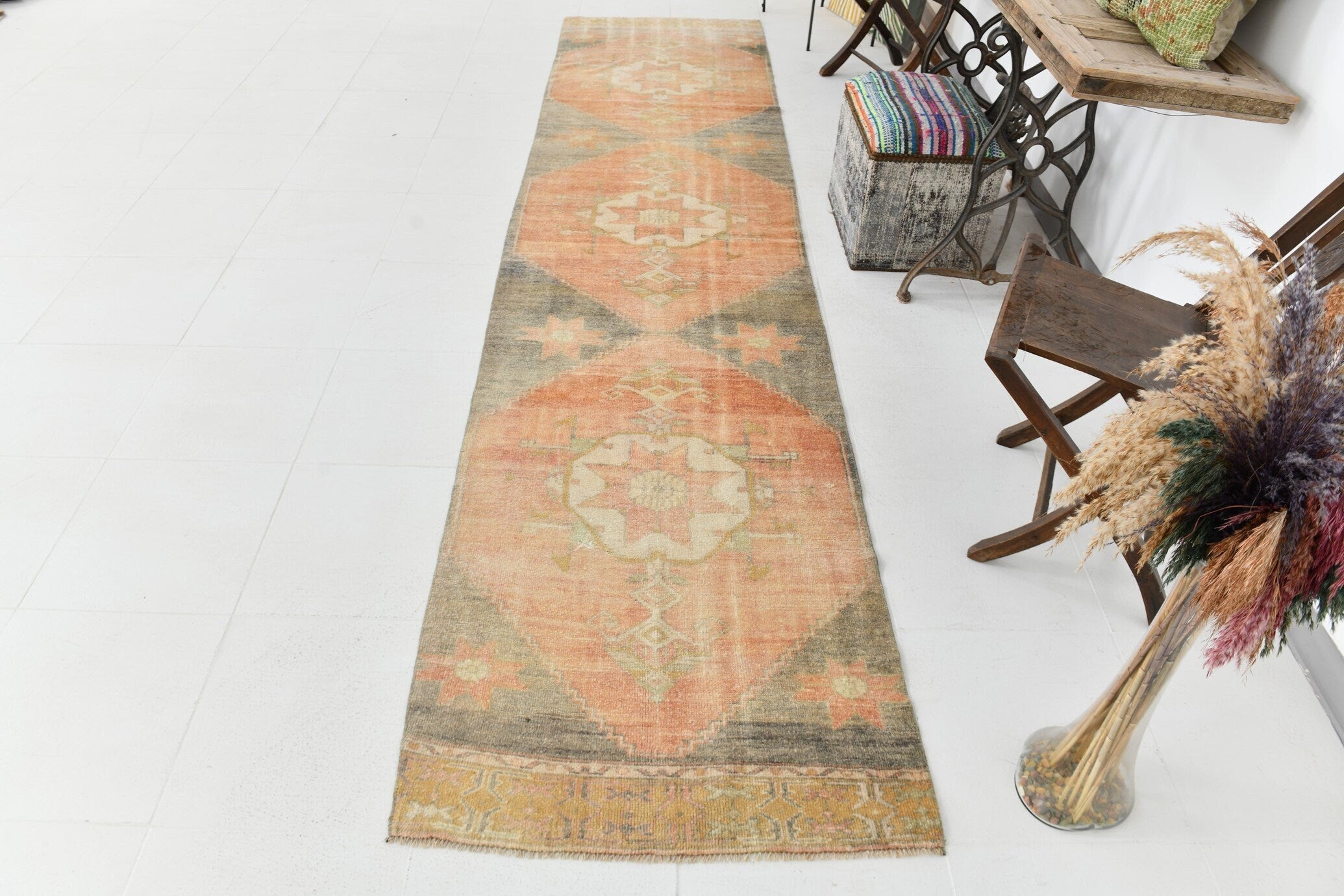 Vintage Runner Rug 2’9’’ x 11’7’’ ft