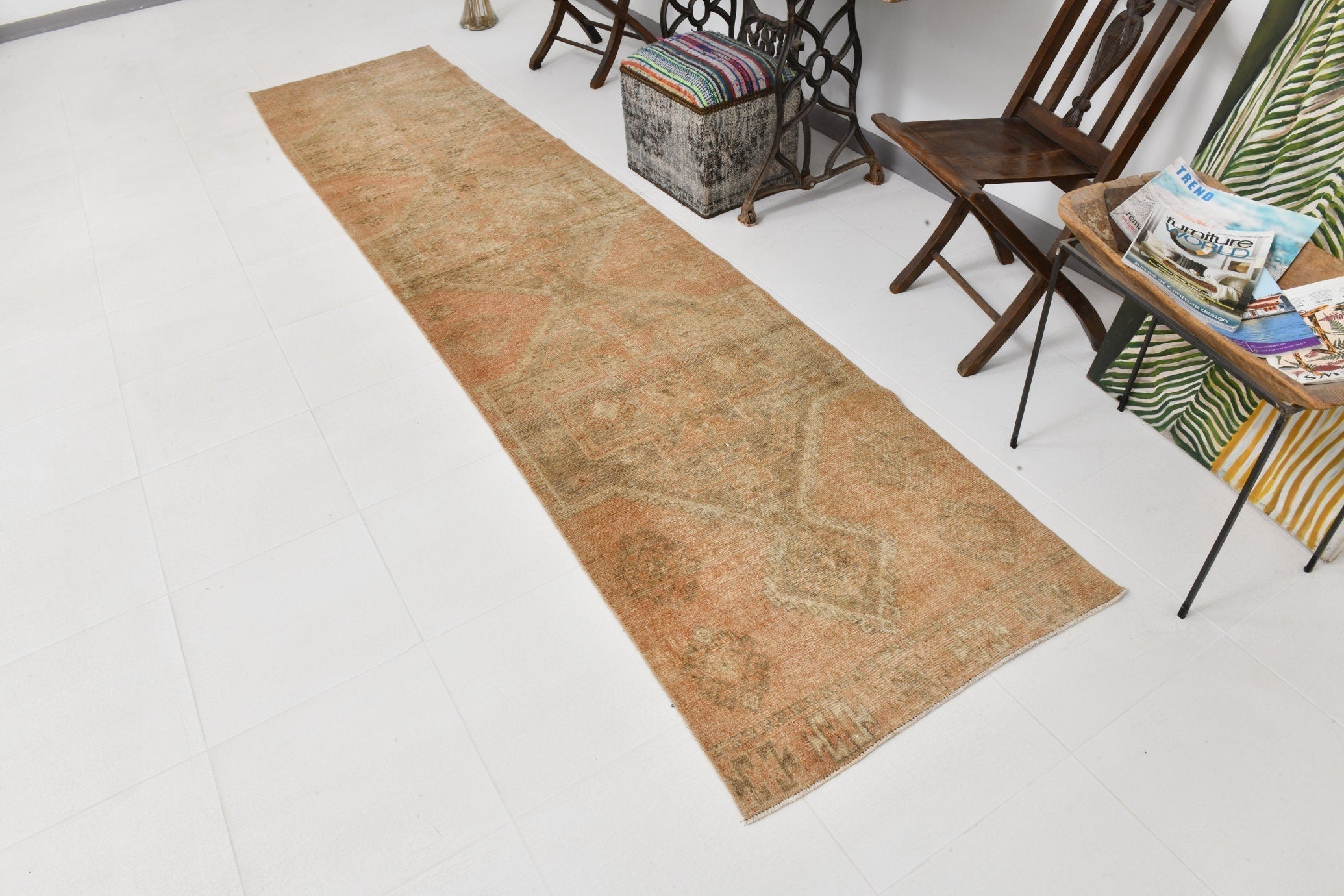 Vintage Runner Rug 2'9" x 12'2" ft