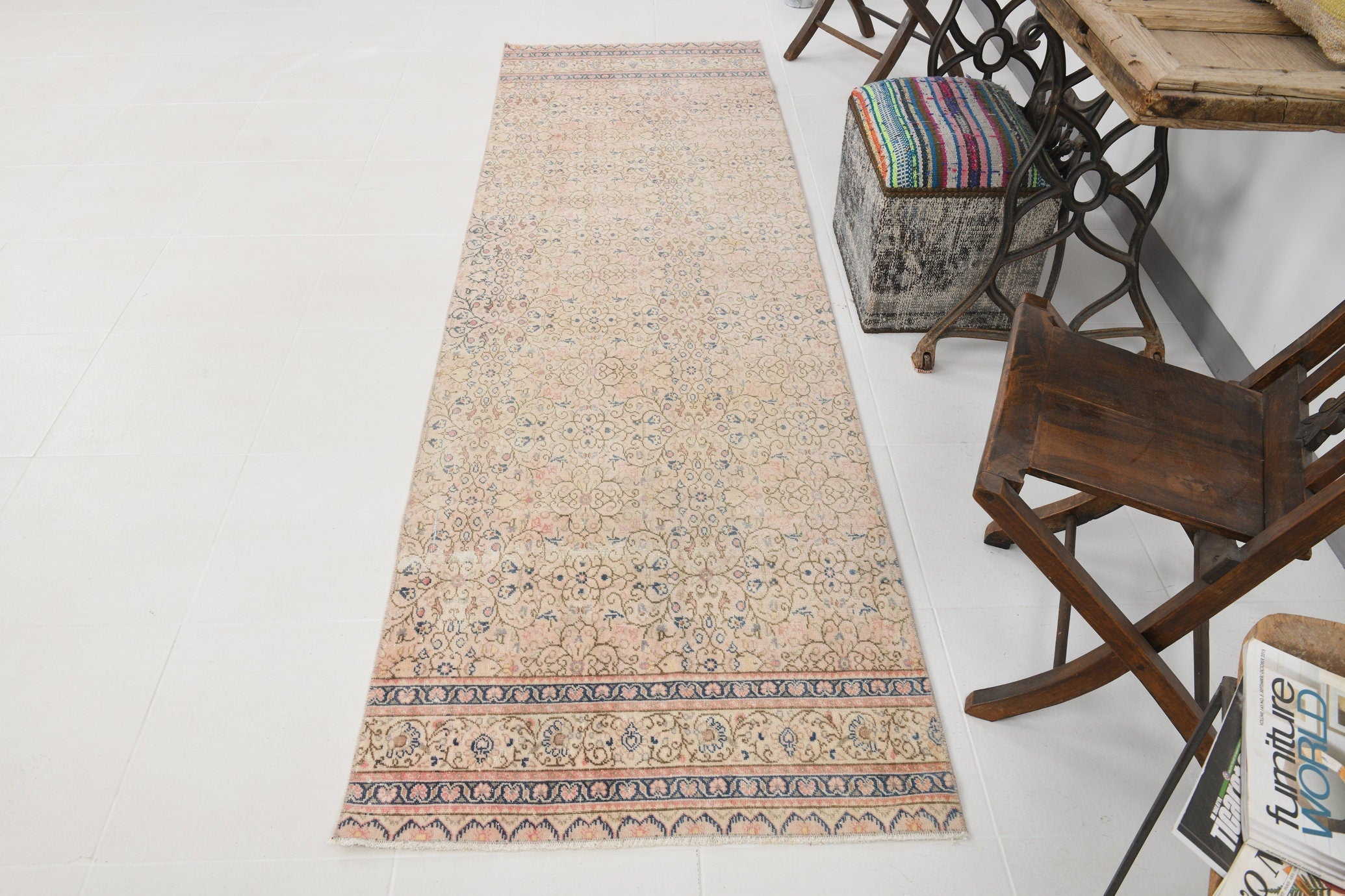 Vintage Runner Rug 2’9’’ x 9’3’’ ft