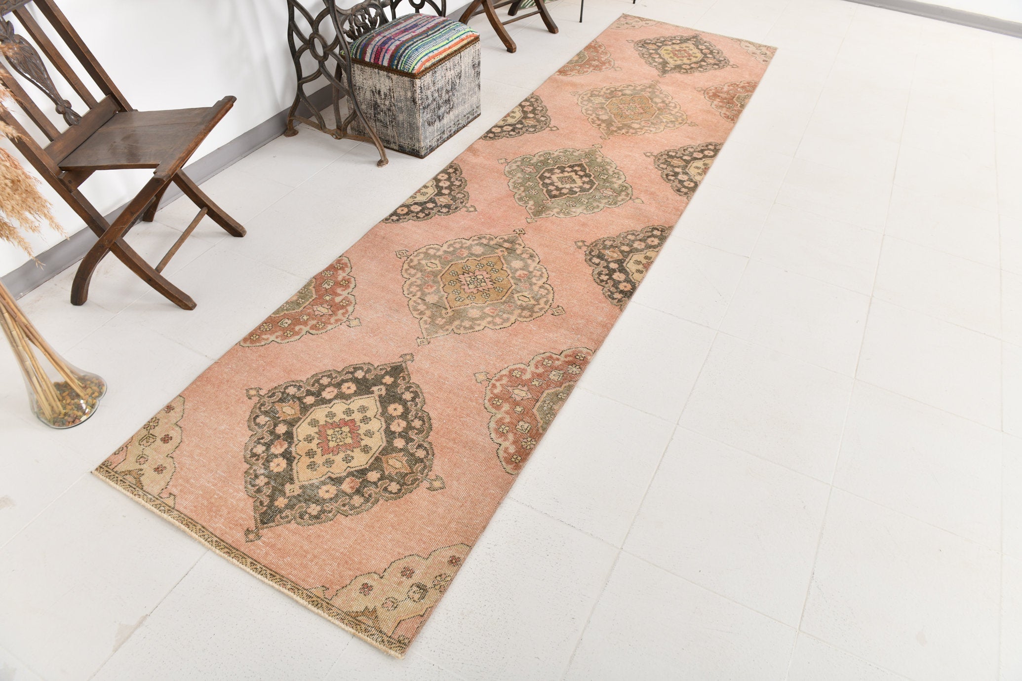 Vintage Runner Rug 3'0" x 11'11" ft