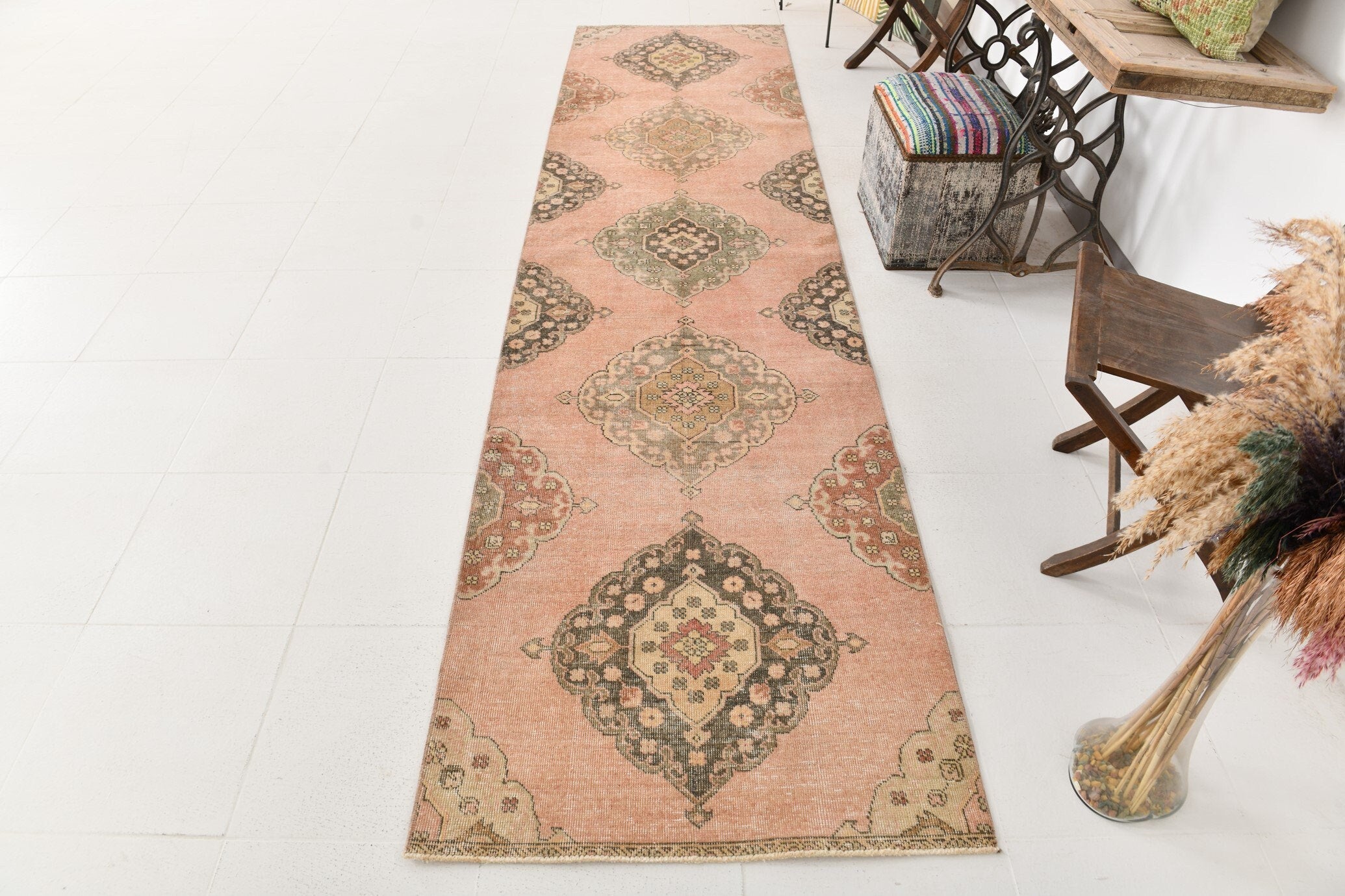 Vintage Runner Rug 3'0" x 11'11" ft
