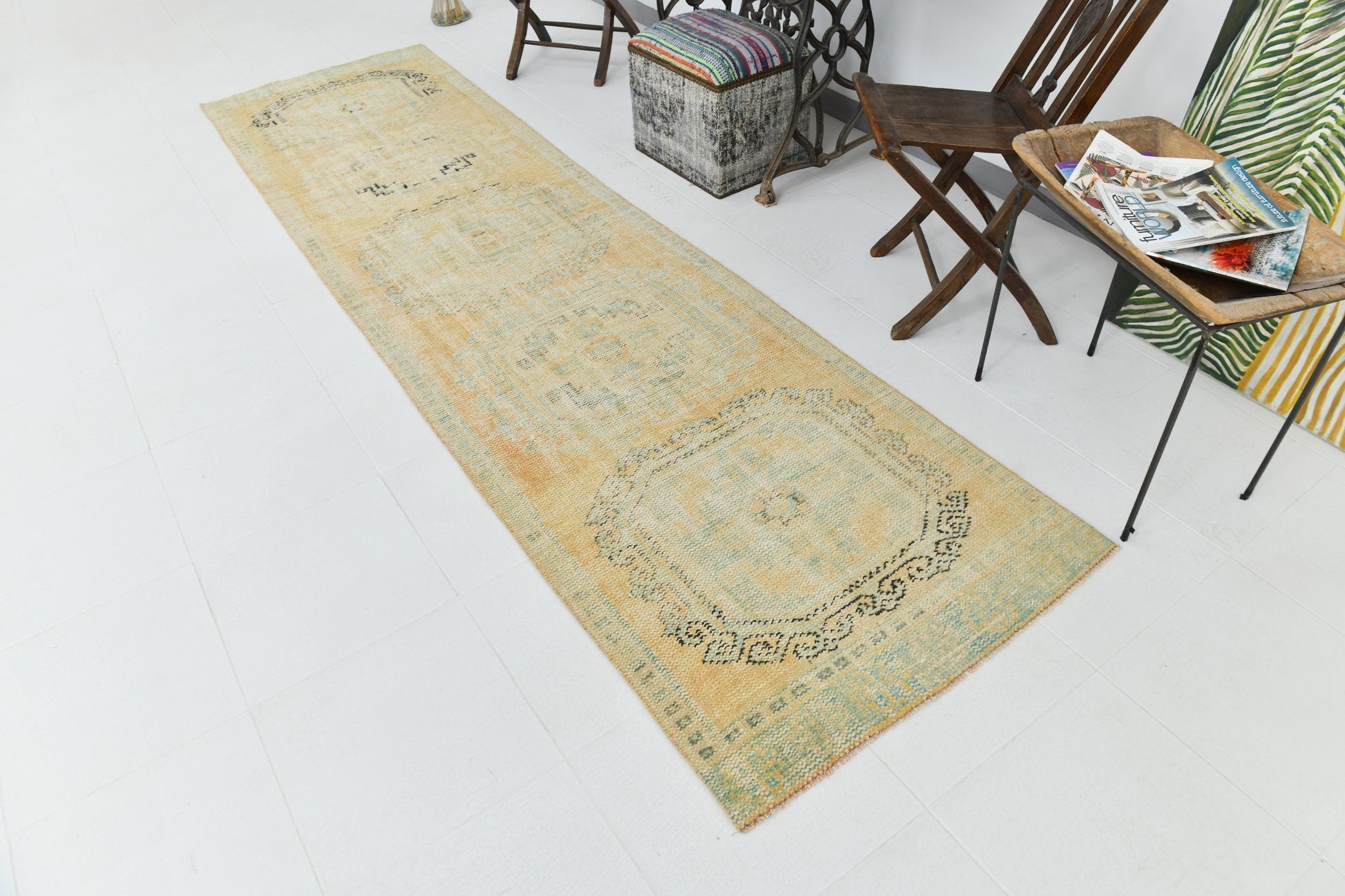 Vintage Runner Rug 3'0" x 11'5" ft