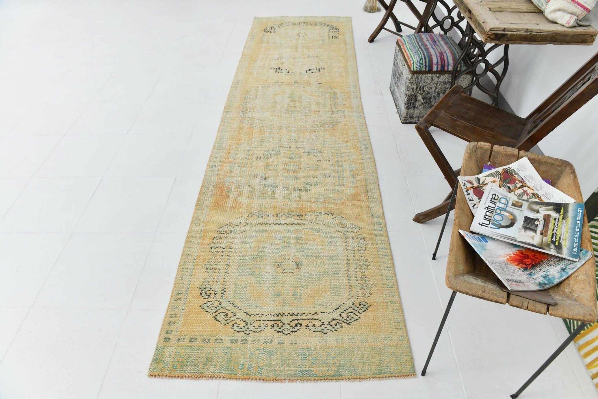 Vintage Runner Rug 3'0" x 11'5" ft