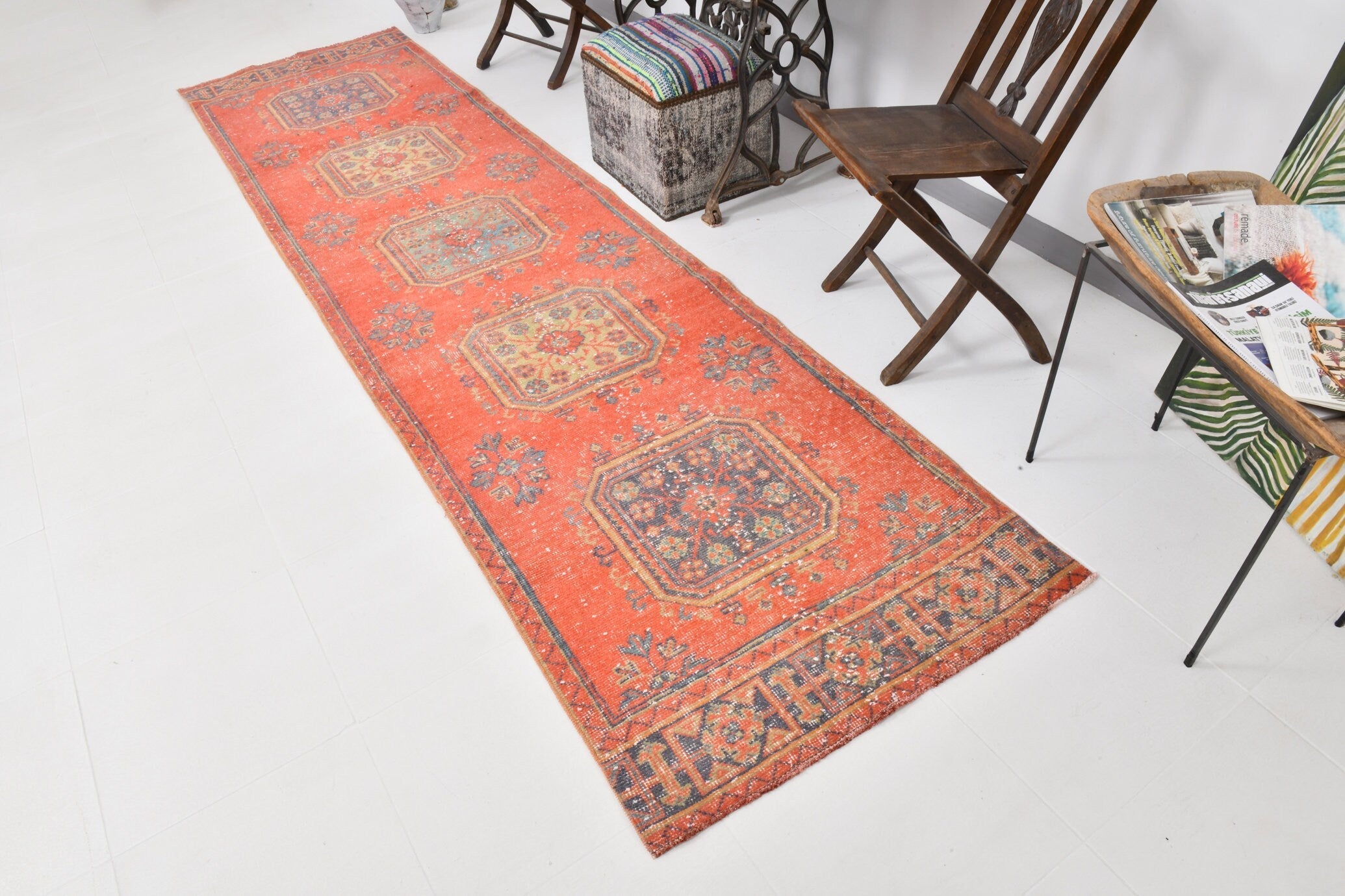 Vintage Runner Rug 3’0’’ x 11’8’’ ft