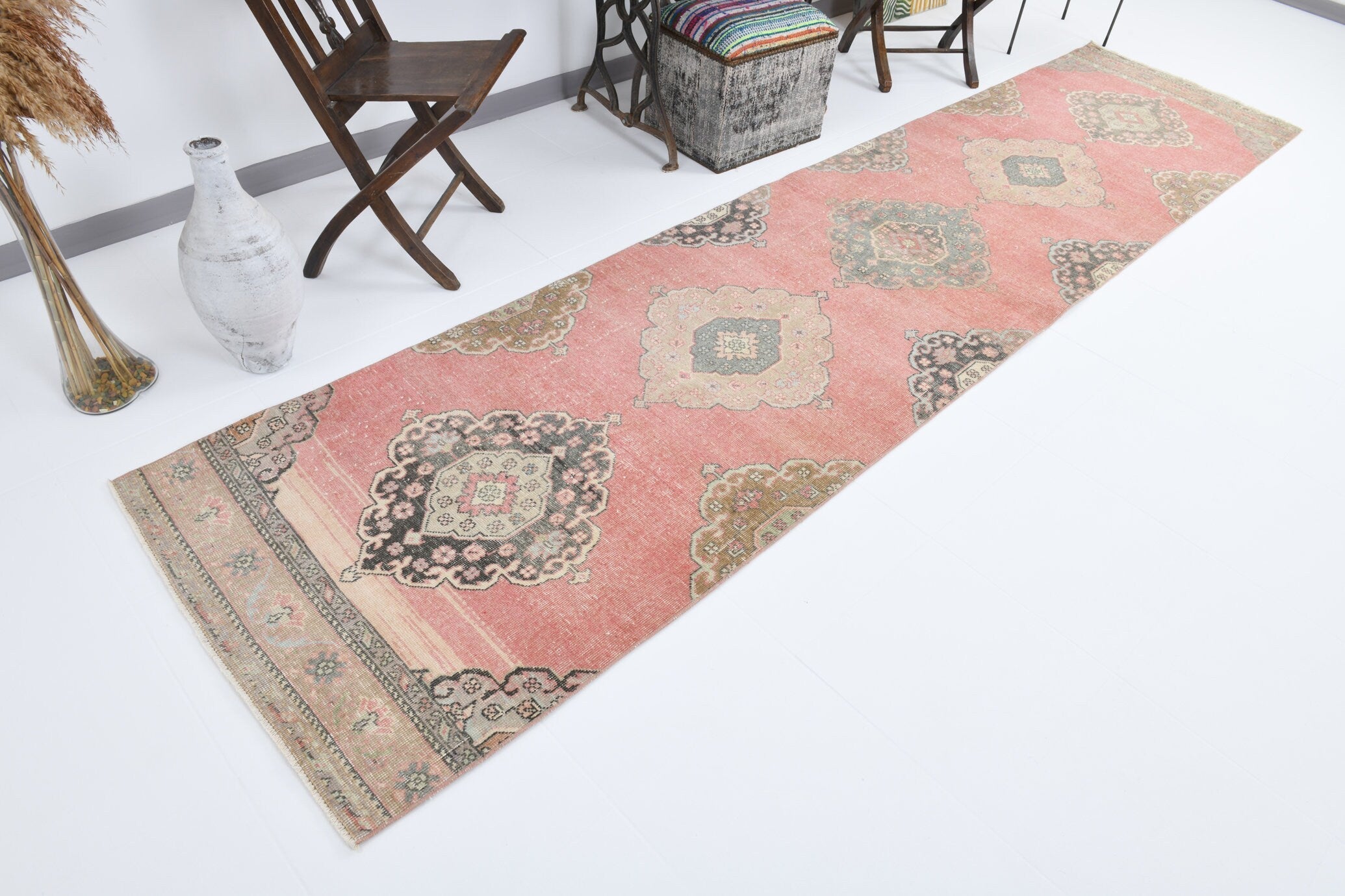 Vintage Runner Rug 3'0" x 12'10" ft