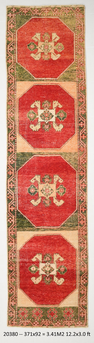 Vintage Runner Rug 3’0’’ x 12’2’’ ft