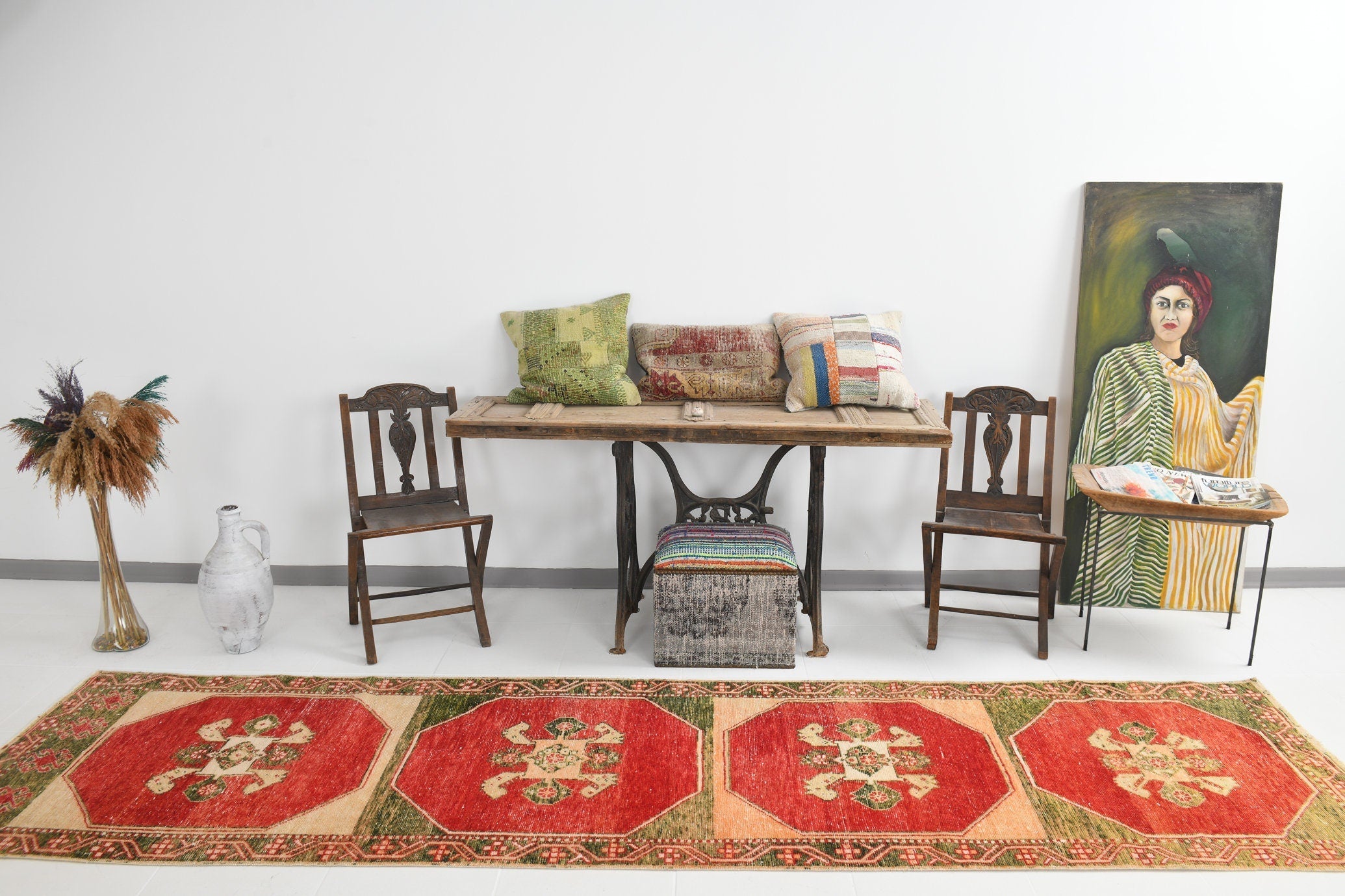 Vintage Runner Rug 3’0’’ x 12’2’’ ft