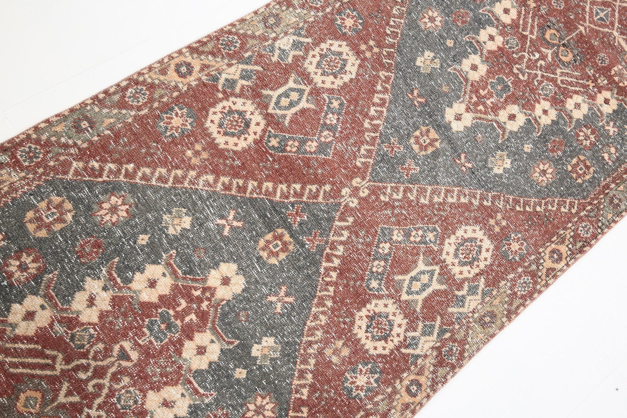 Vintage Runner Rug 3'1" x 12'8" ft