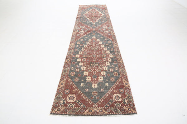 Vintage Runner Rug 3'1" x 12'8" ft