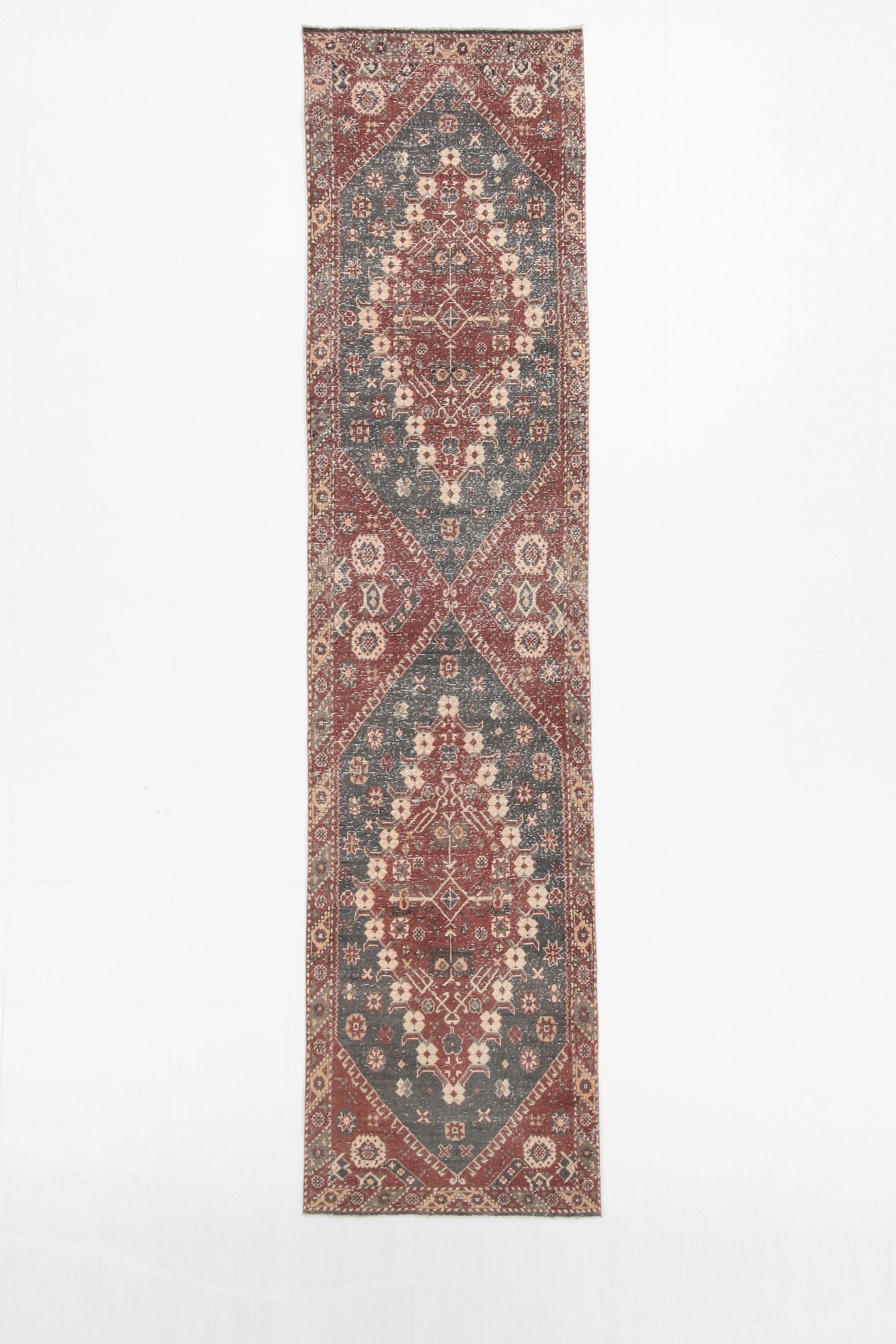 Vintage Runner Rug 3'1" x 12'8" ft