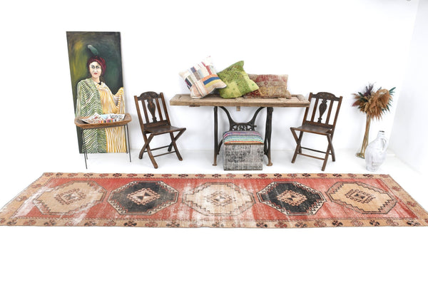 Vintage Runner Rug 3'2" x 13'1" ft