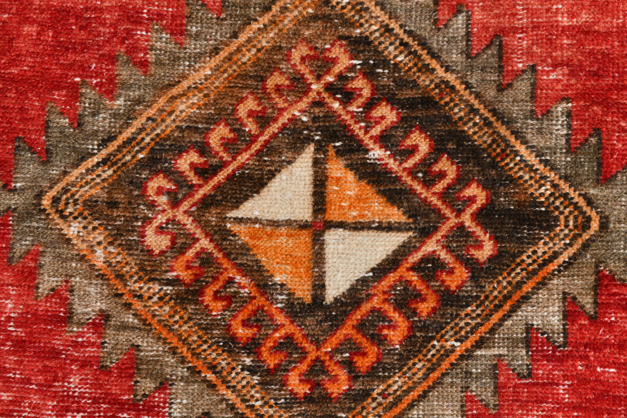 Vintage Runner Rug 3'4" x 12'2" ft